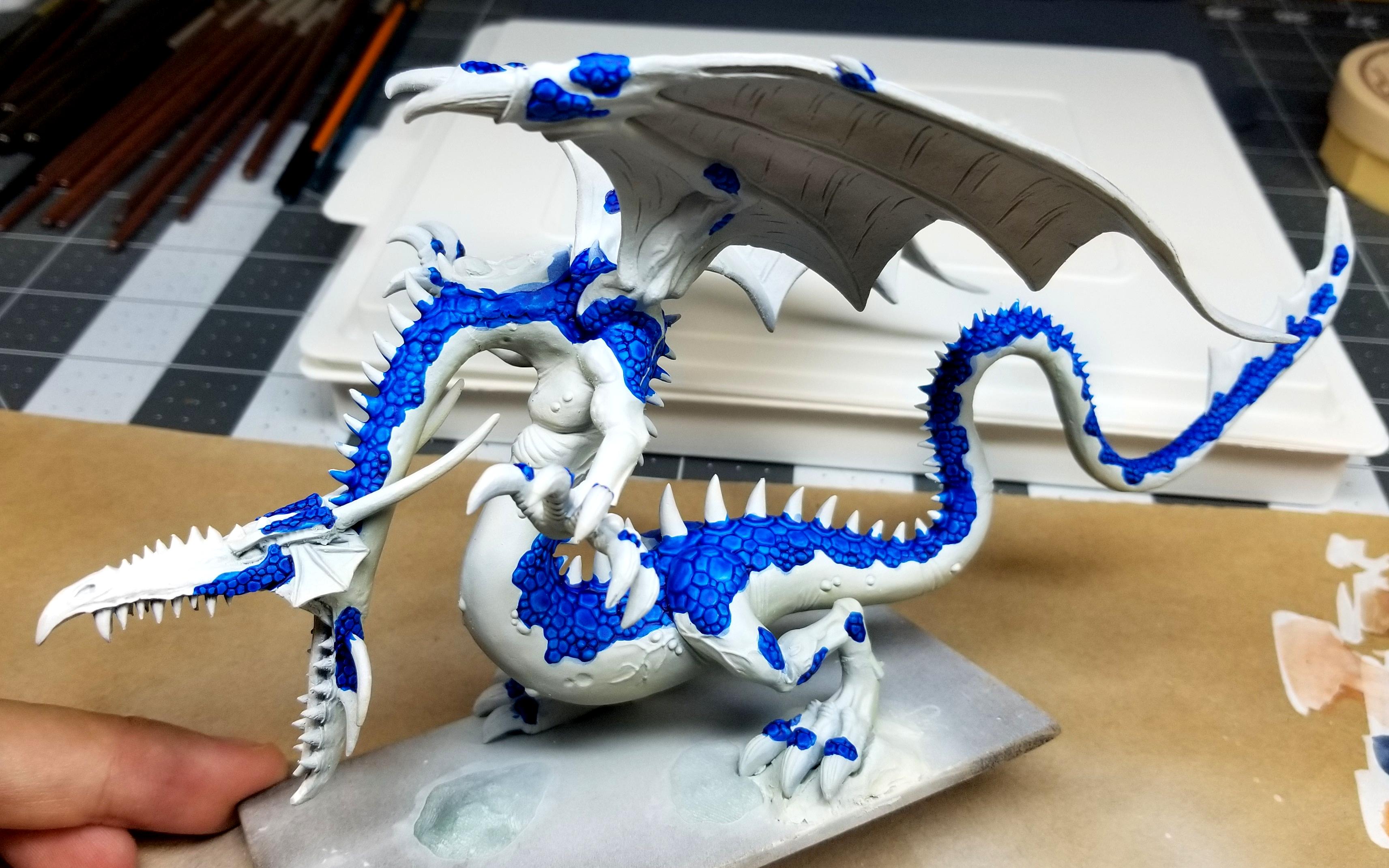 Dragon, High Elves, Work In Progress