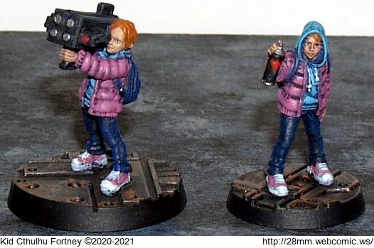 28mm Webcomic, Cyberpunk Red, Rebel, Terrorist