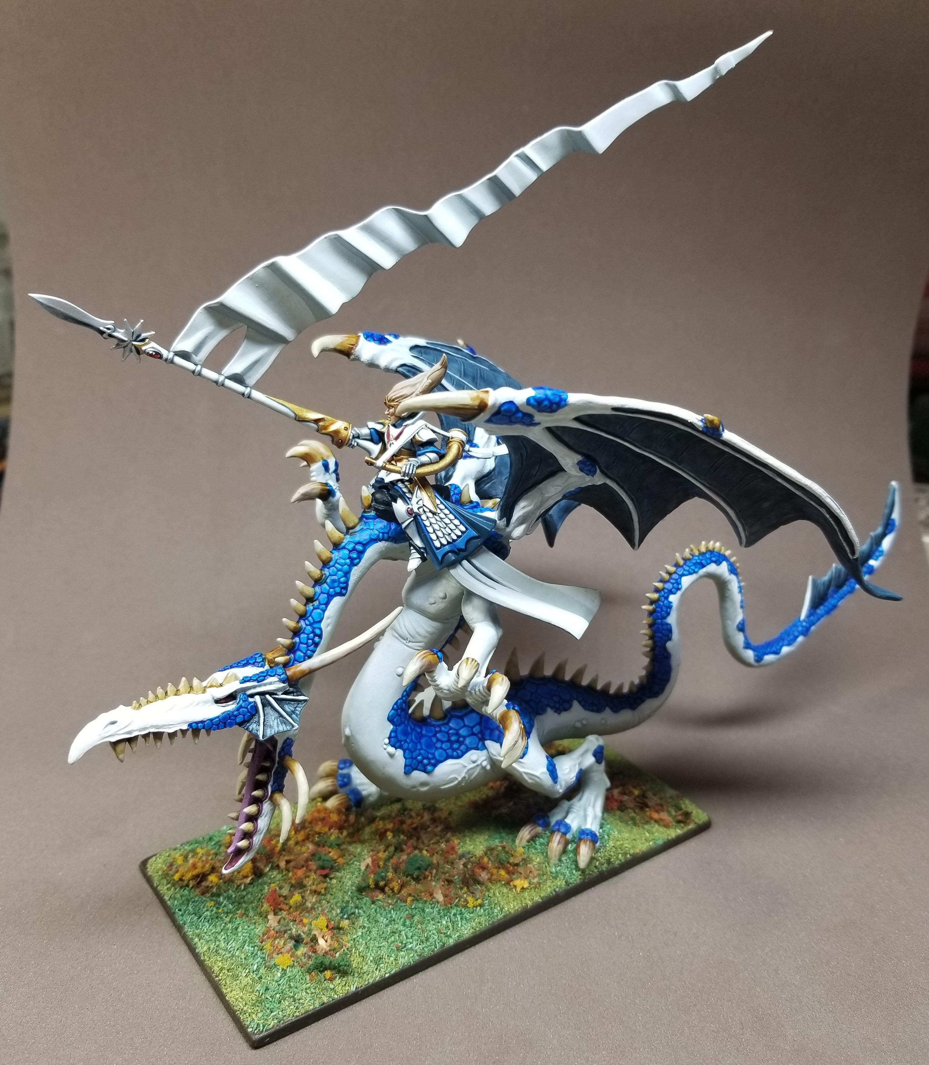 Dragon, Dragonlord, High Elves, Lord On Dragon, Work In Progress
