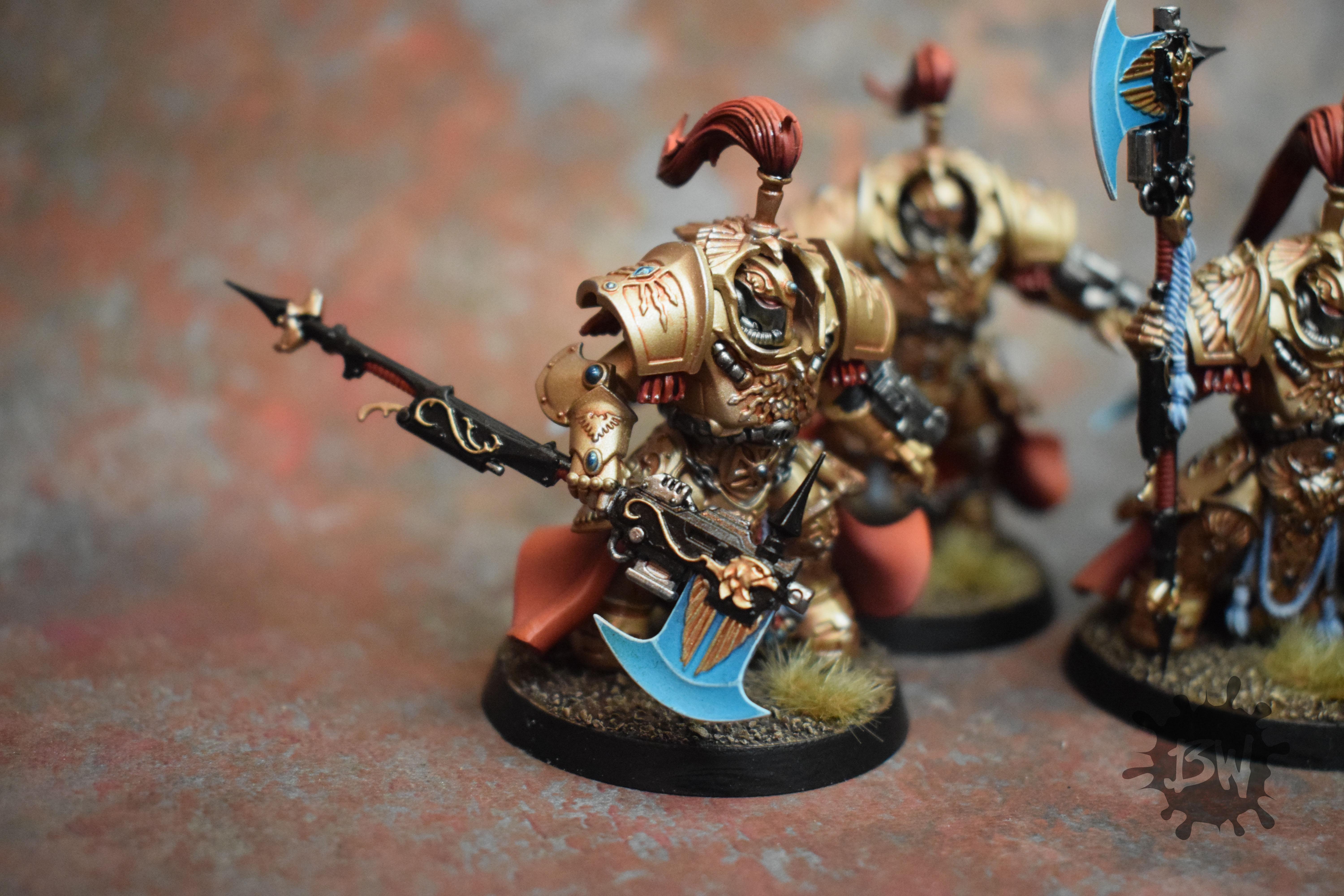 Adeptus Custodes Army, Allarus Custodes, Bw, Games Workshop, Warhammer ...