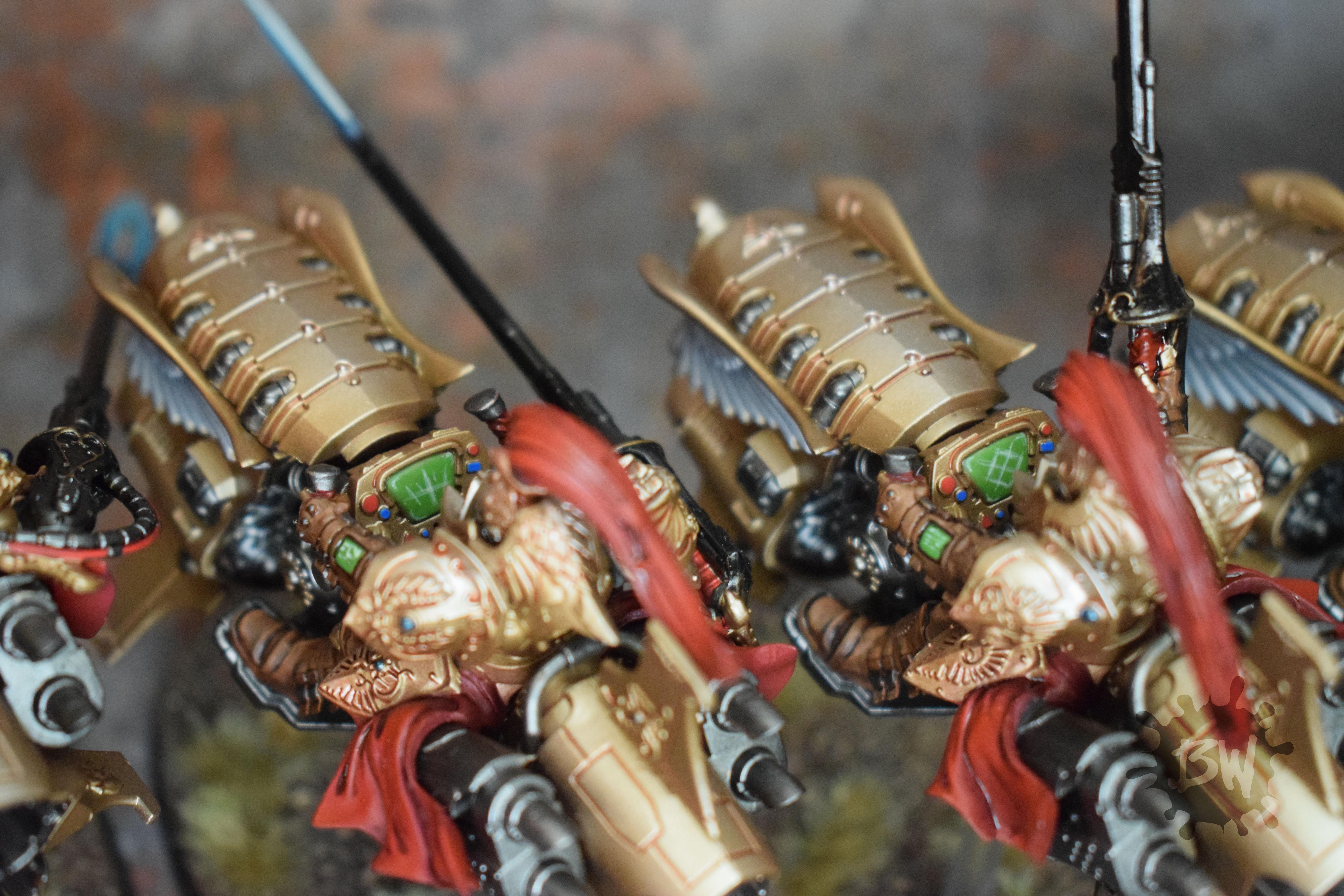 Adeptus Custodes Army, Bw, Games Workshop, Vertus Praetors, Warhammer 40,000, Warhammer Fantasy