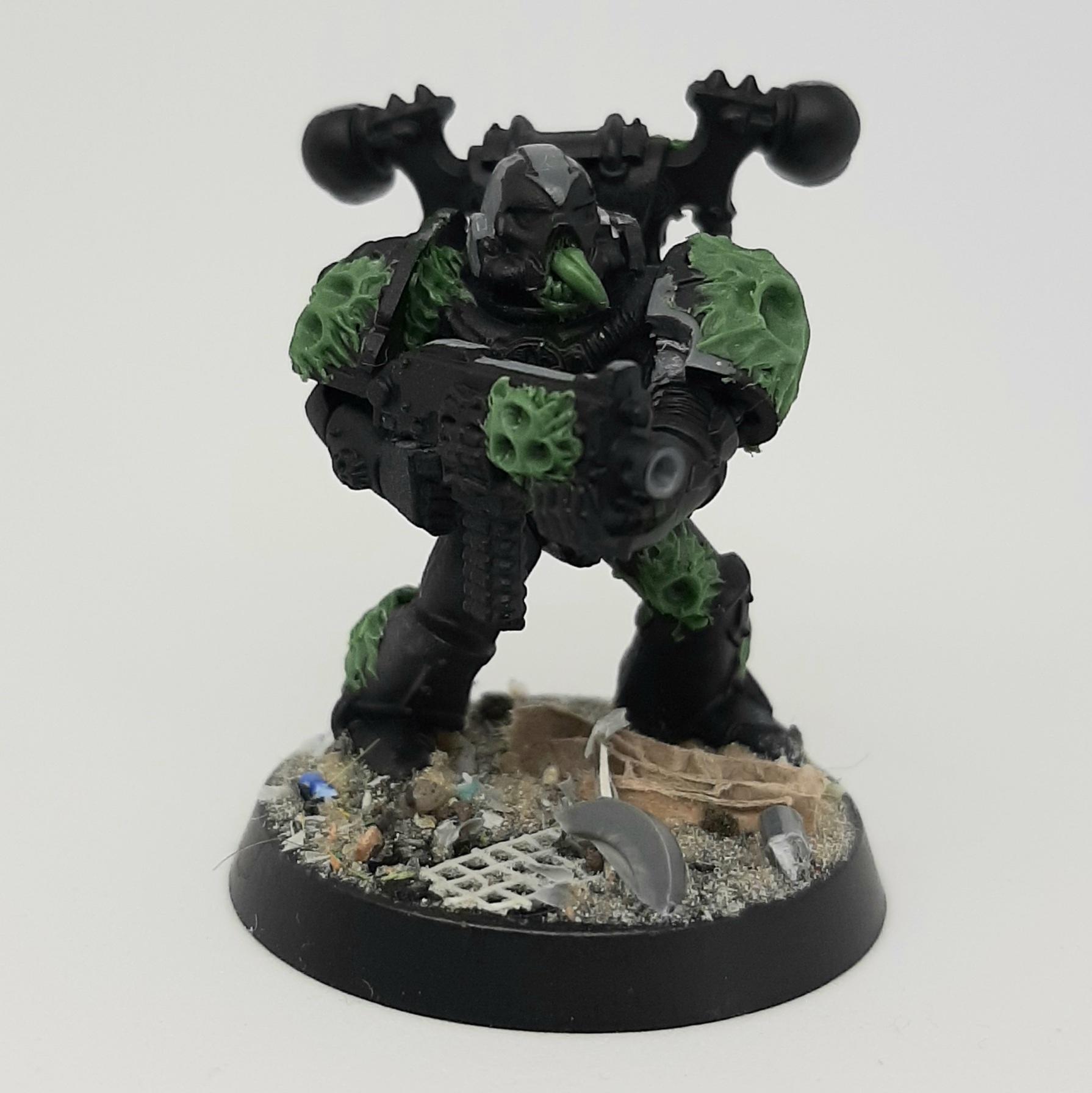 Barnacle, Conversion, Custom, Death, Green, Greenstuff, Guard, Nurgle, Plague, Pustule, Space Marines, Stuff