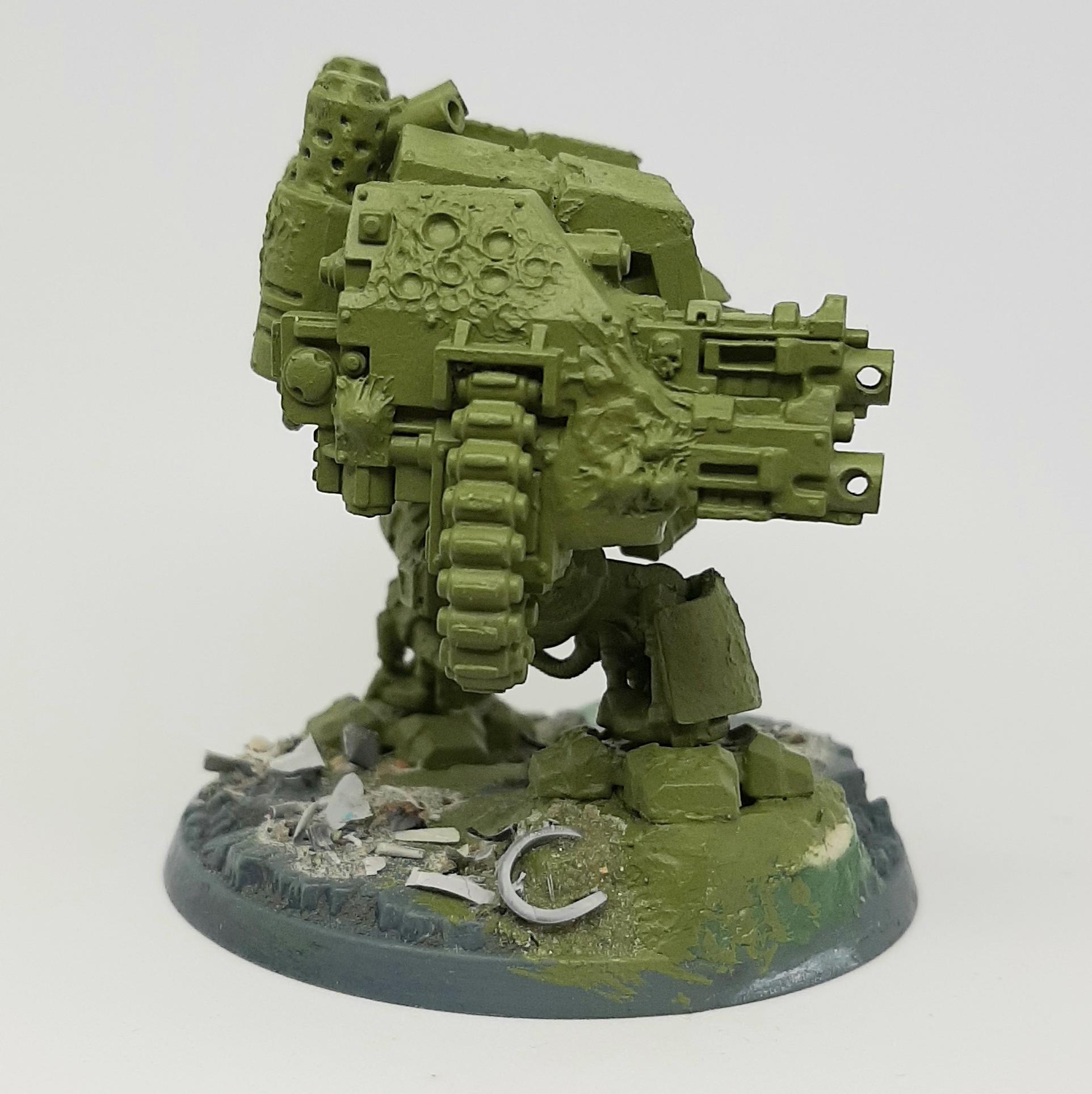 Barnacle, Bolter, Conversion, Custom, Death, Dreadnought, Engine, Green, Greenstuff, Guard, Heavy, Helbrute, Linked, Nurgle, Plague, Pustule, Space Marines, Stuff, Twin