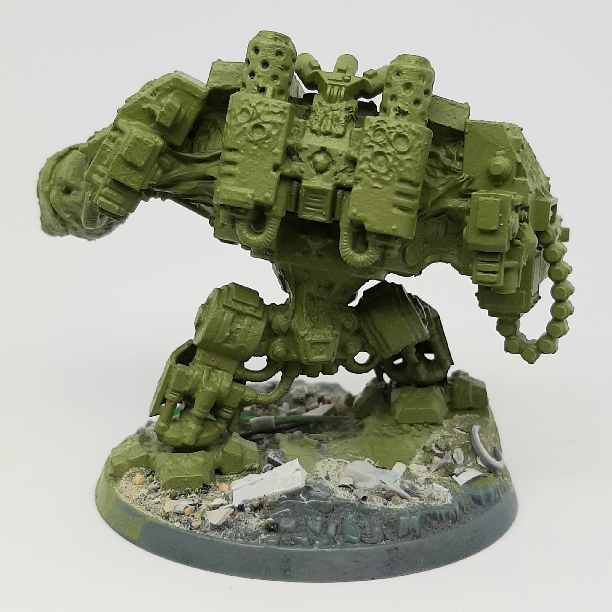 Barnacle, Bolter, Conversion, Custom, Death, Dreadnought, Engine, Green, Greenstuff, Guard, Heavy, Helbrute, Linked, Nurgle, Plague, Pustule, Space Marines, Stuff, Twin