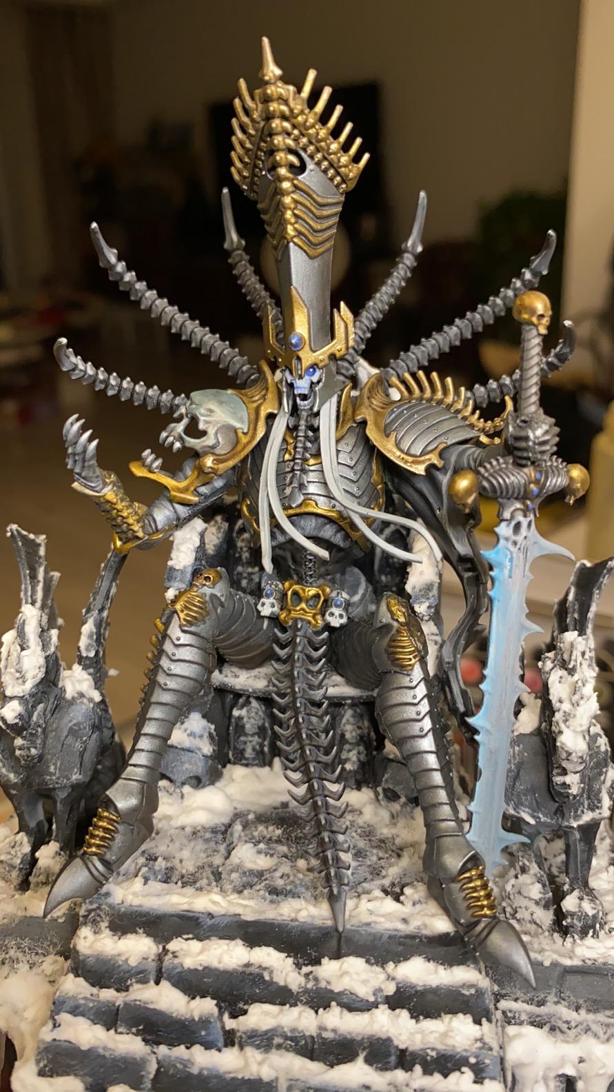 Giant, Lich, Nagash, Snow, Throne