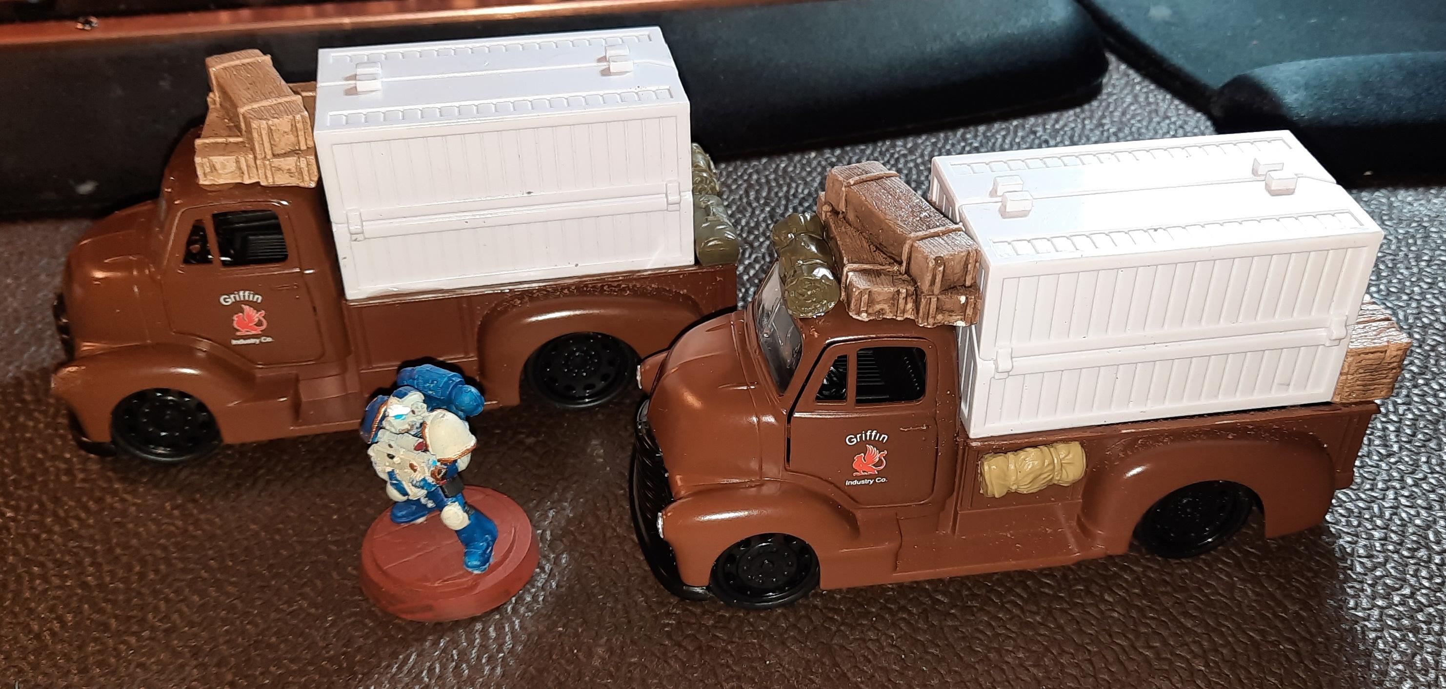 Pickup, Spaceport, Terrain, Toy, Truck