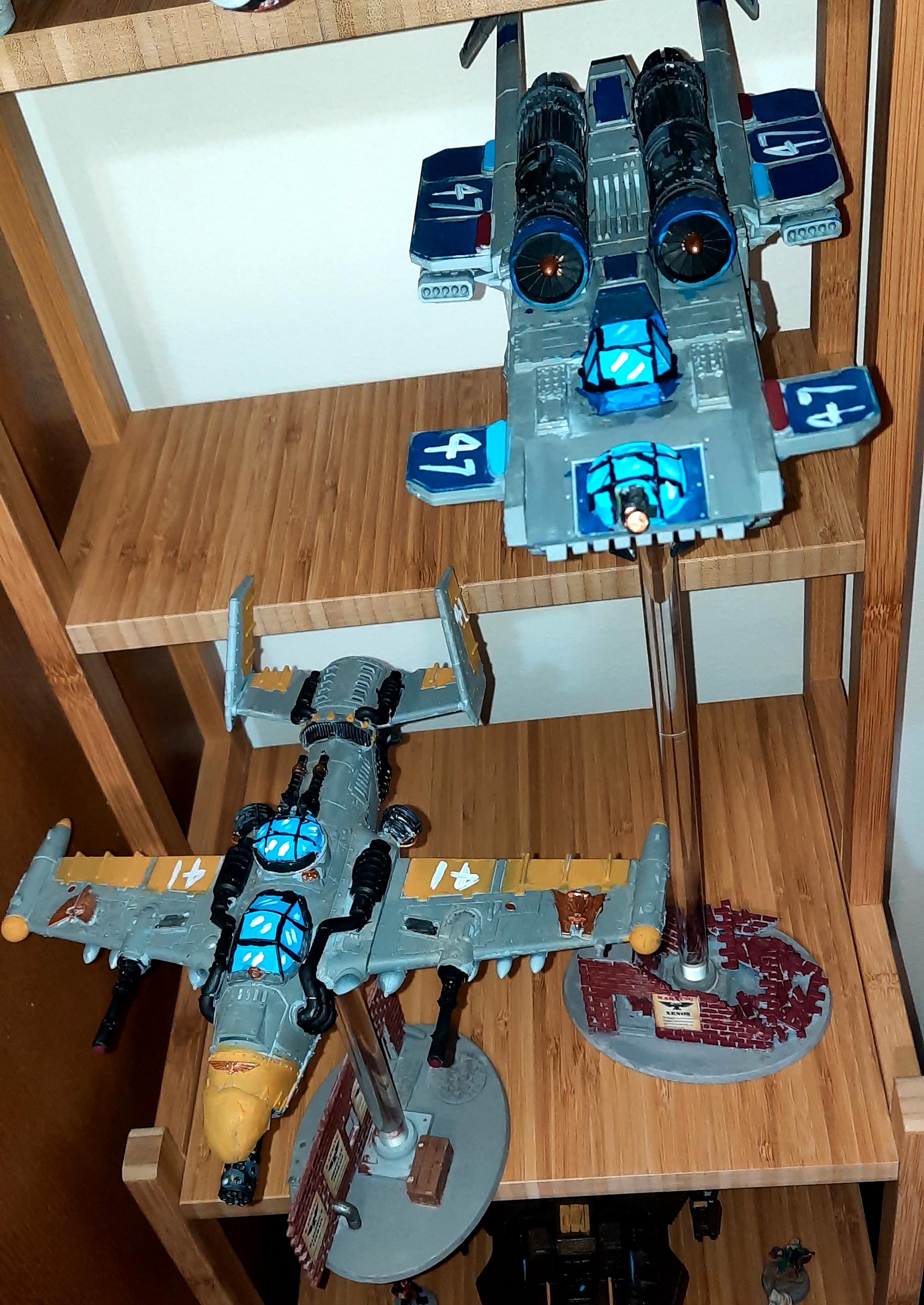 Avenger, Chinook, Dakka Jet, Flyer, Gunship, Shuttle, Valkyrie