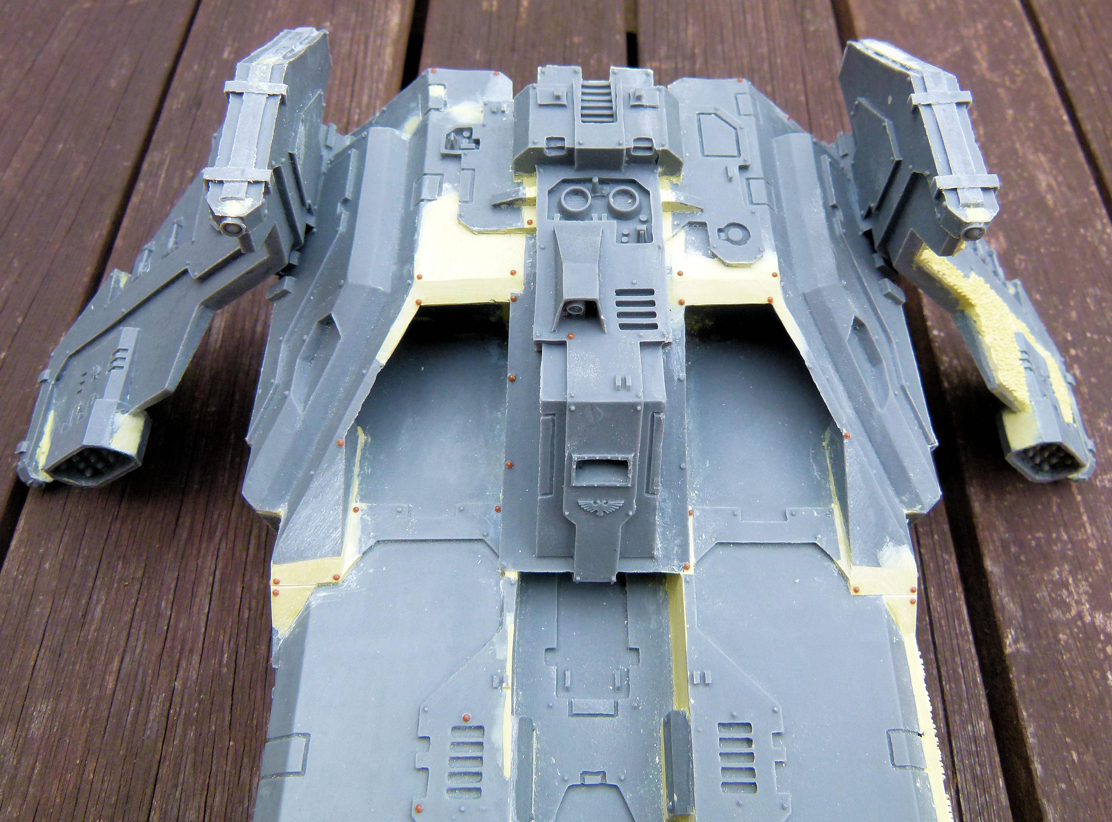 Deathwatch Caestus assault Ram Top WIP