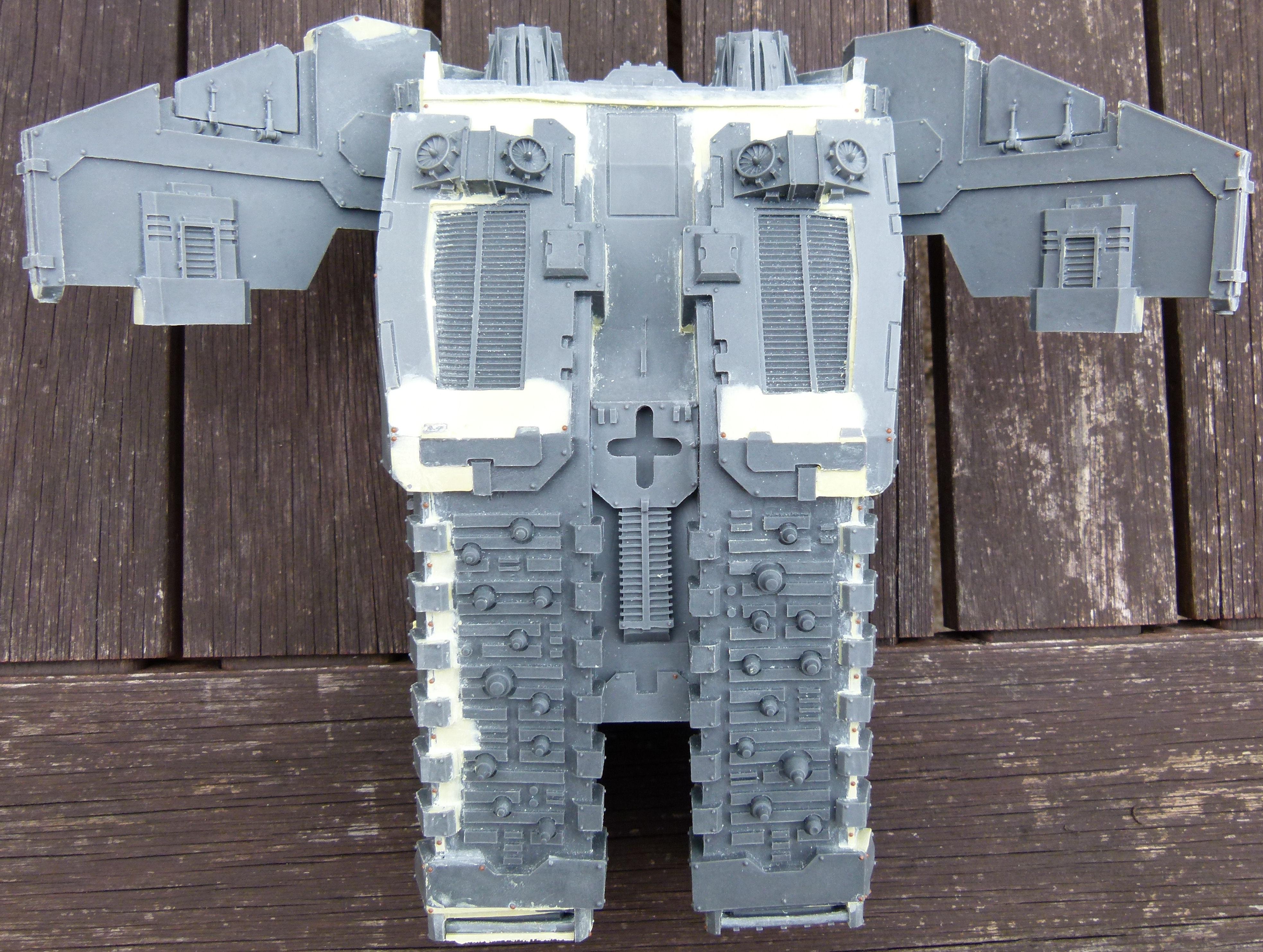 Deathwatch Caestus assault Ram Underside WIP