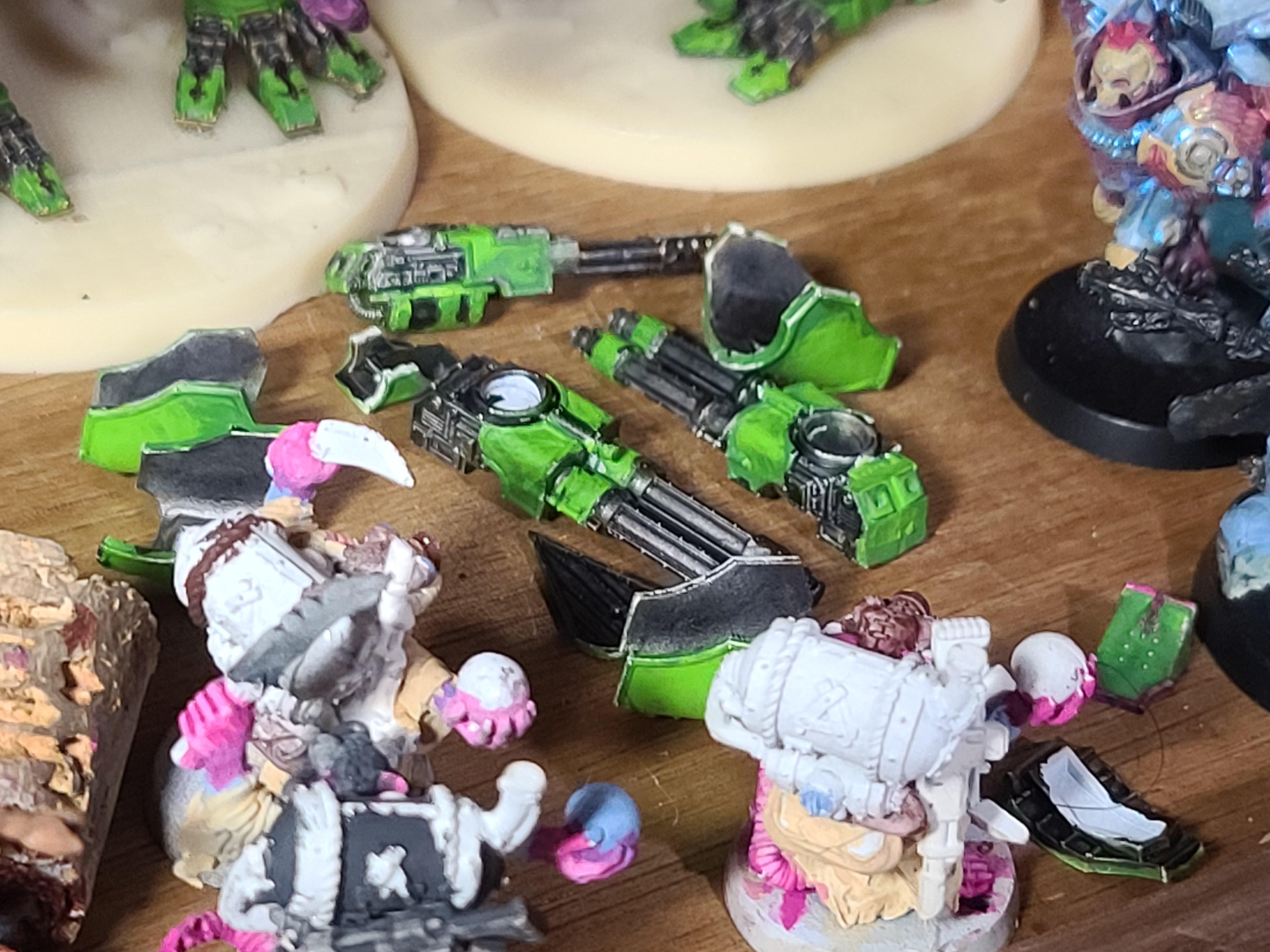 Adeptus Titanicus, Games Workshop, Unassembled, Warhound, Work In Progress