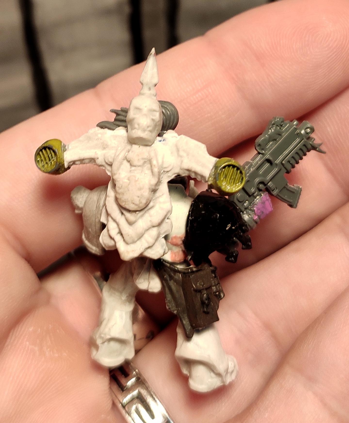 Casting, Chaos, Chaos Space Marines, Conversion, Heresy, Heretic Astartes, Infantry, Kitbash, Putty, Traitor Legions, Warhammer 40,000, Work In Progress