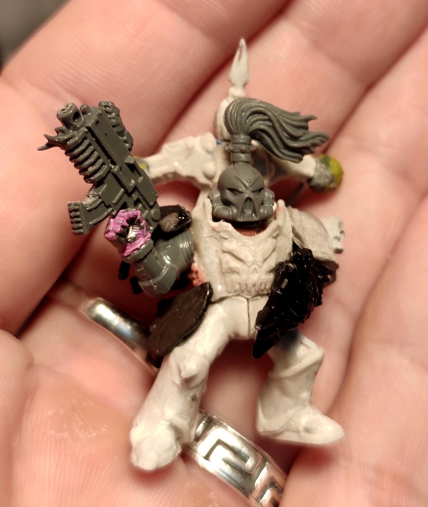Casting, Chaos, Chaos Space Marines, Conversion, Heresy, Heretic Astartes, Infantry, Kitbash, Putty, Traitor Legions, Warhammer 40,000, Work In Progress