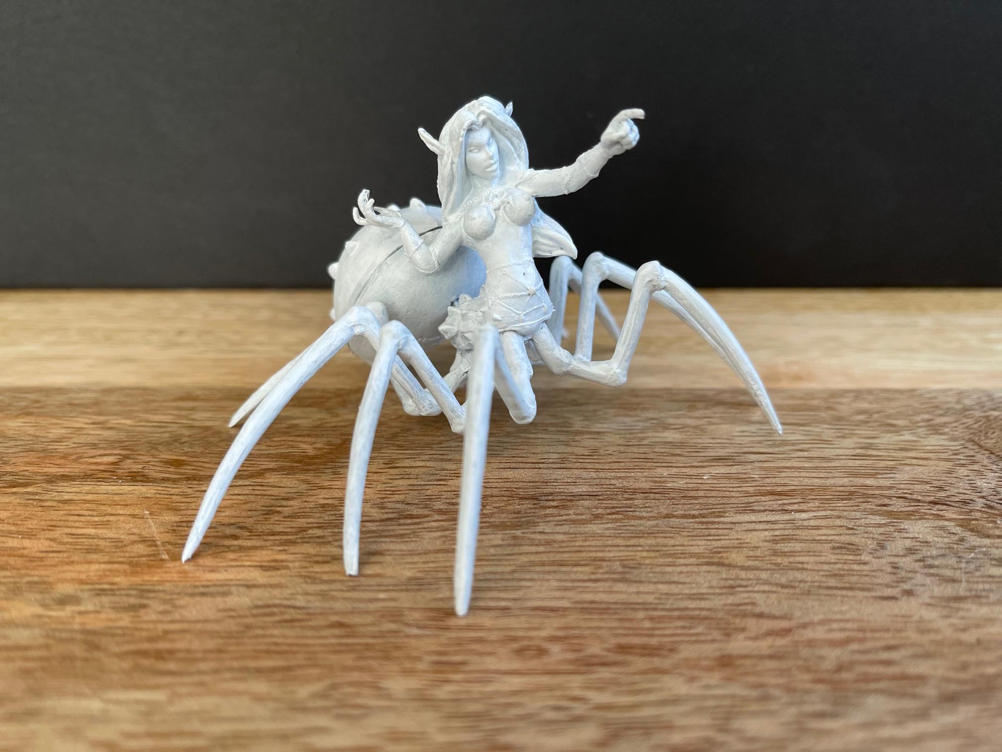 Shaerileth, Spider Demoness, Work In Progress