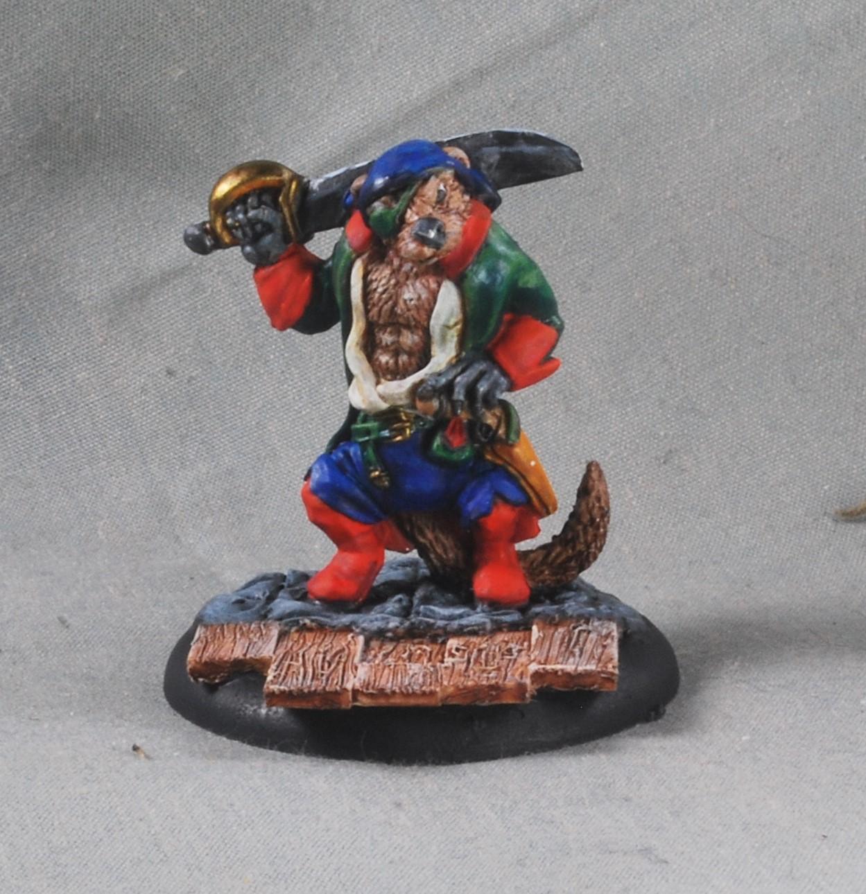 Animal Adventurers, Burrows And Badgers, Dungeons And Dragons, Furry, Oathsworn Miniatures, Otter, Pirate