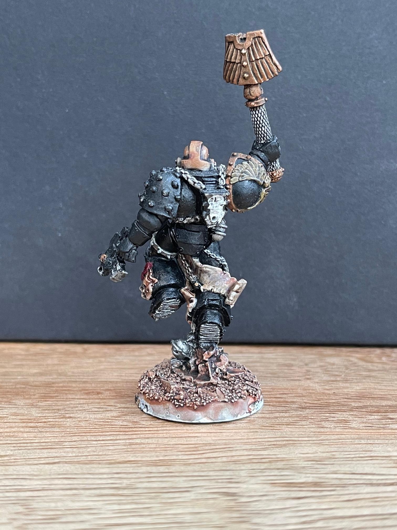 Assault Marines Wip, Assault Chaplain WIP (back)