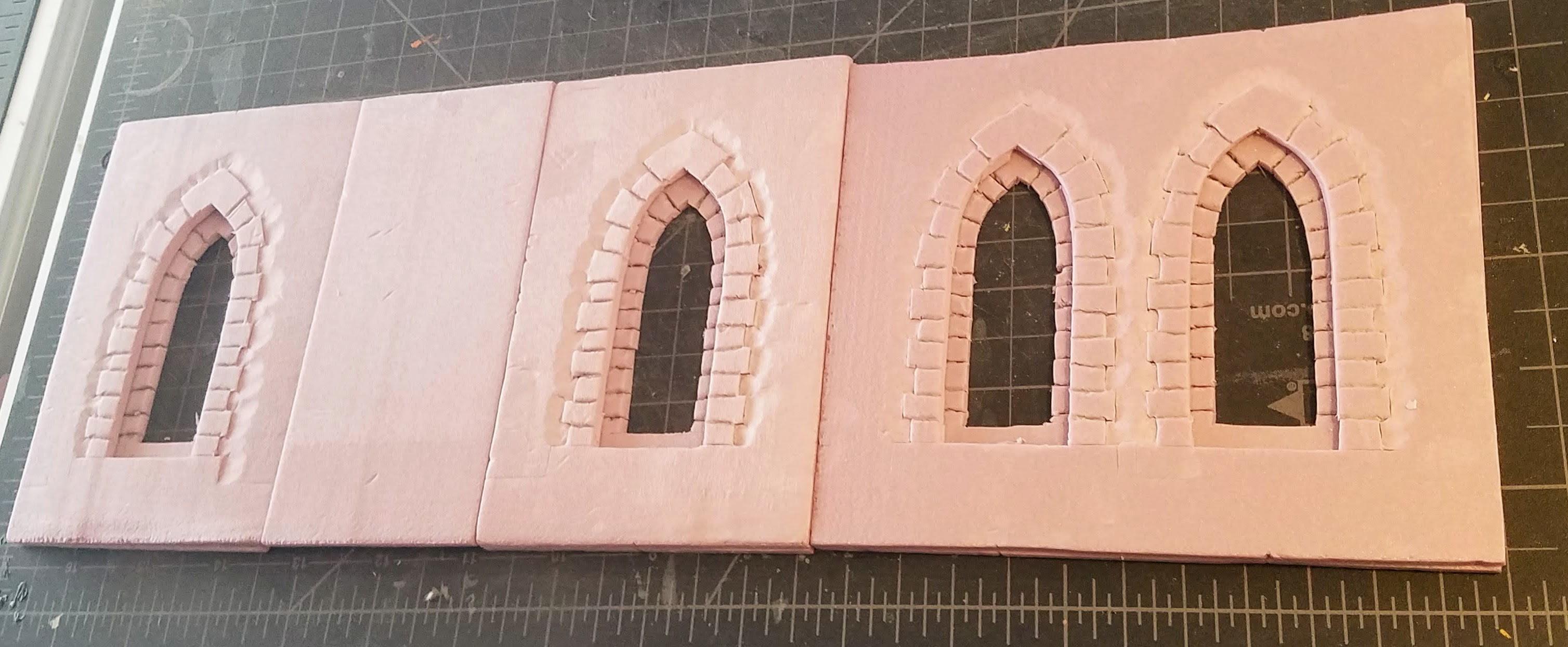 One floor's worth of windows detailed