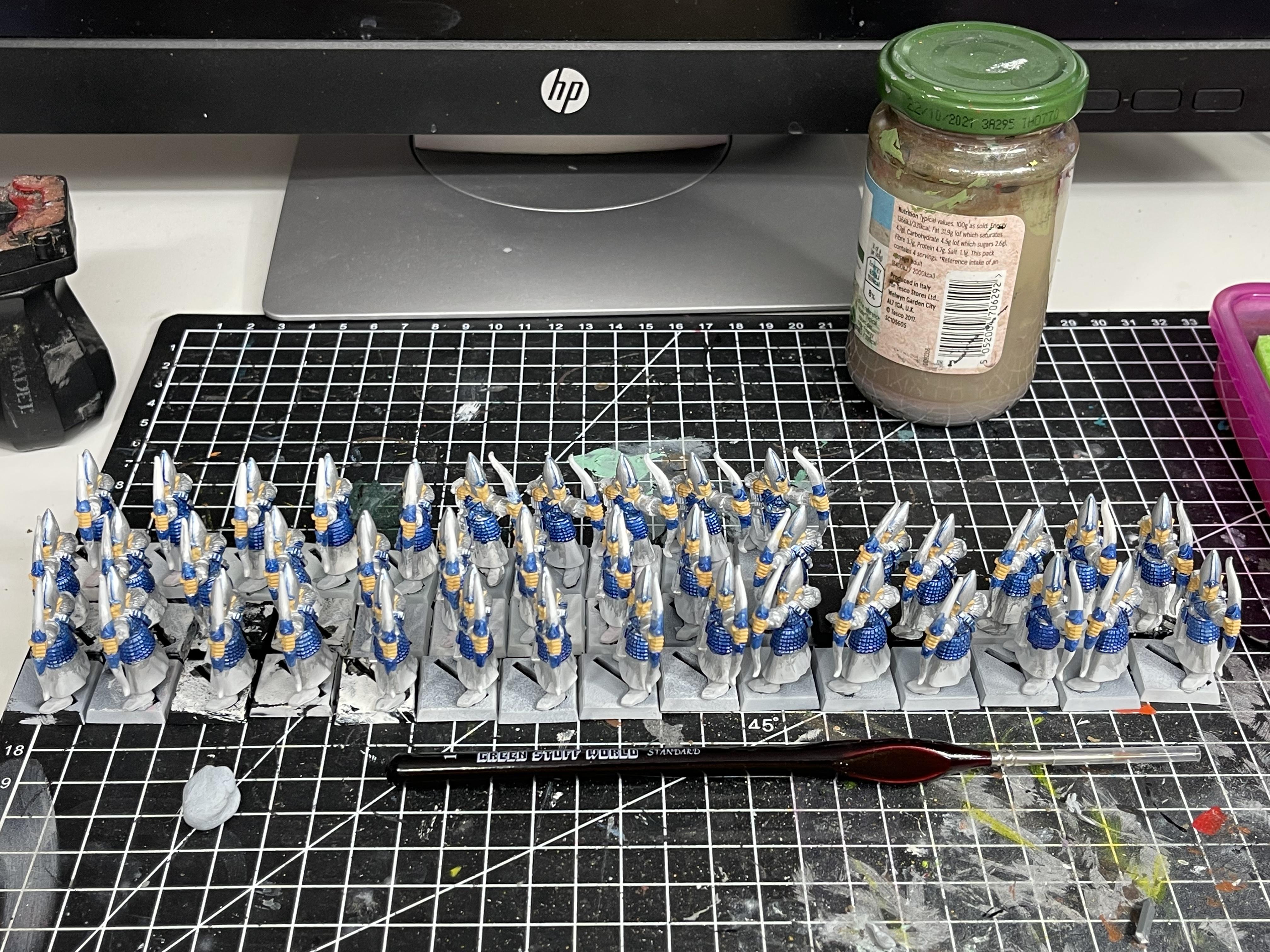 4th Edition, 5th Edition, Archers, High Elves, Warhammer Fantasy, Work In Progress