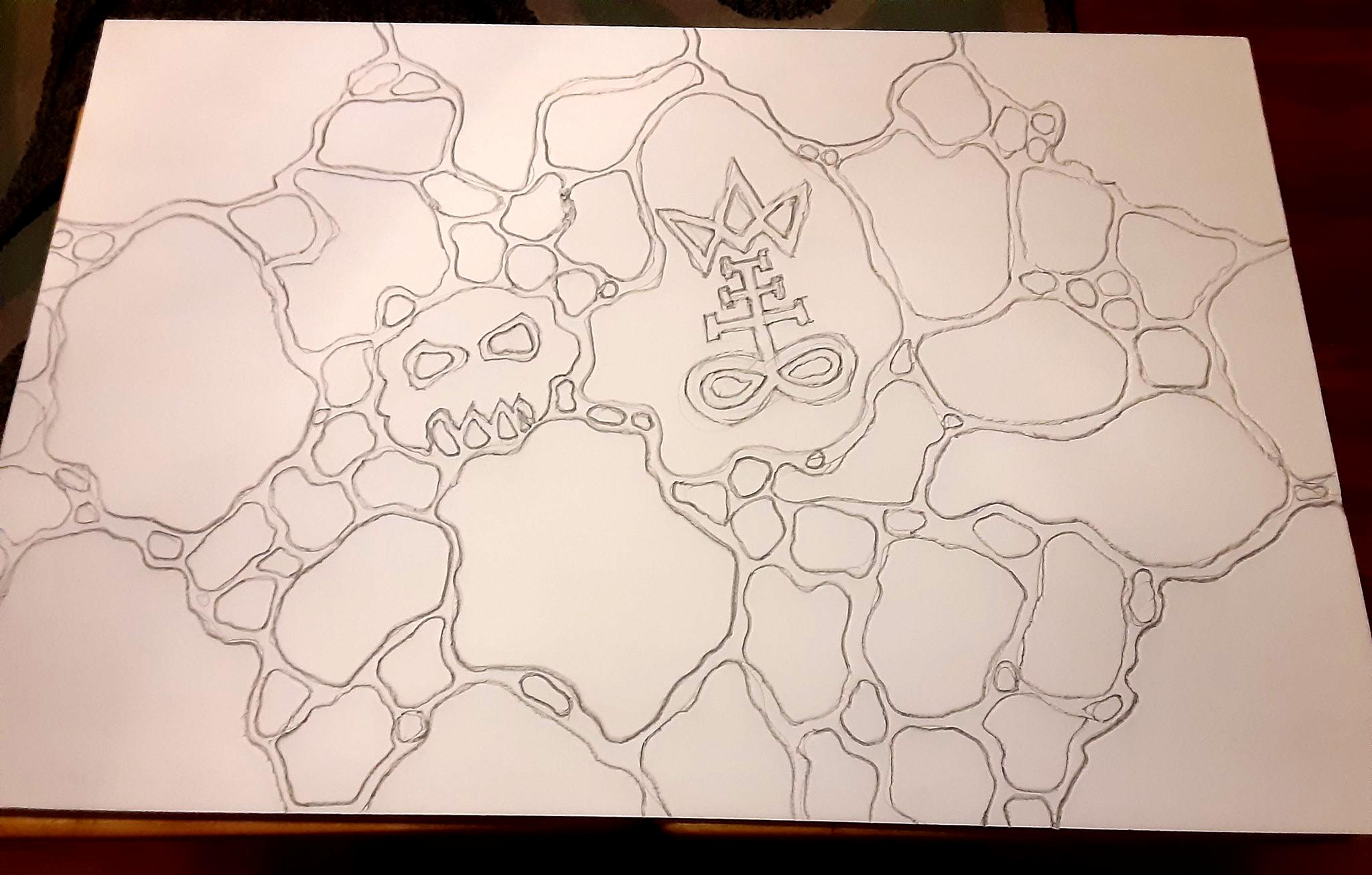 Battle Mat, Daemons, Lava, Map, Reign In Hell, Rih