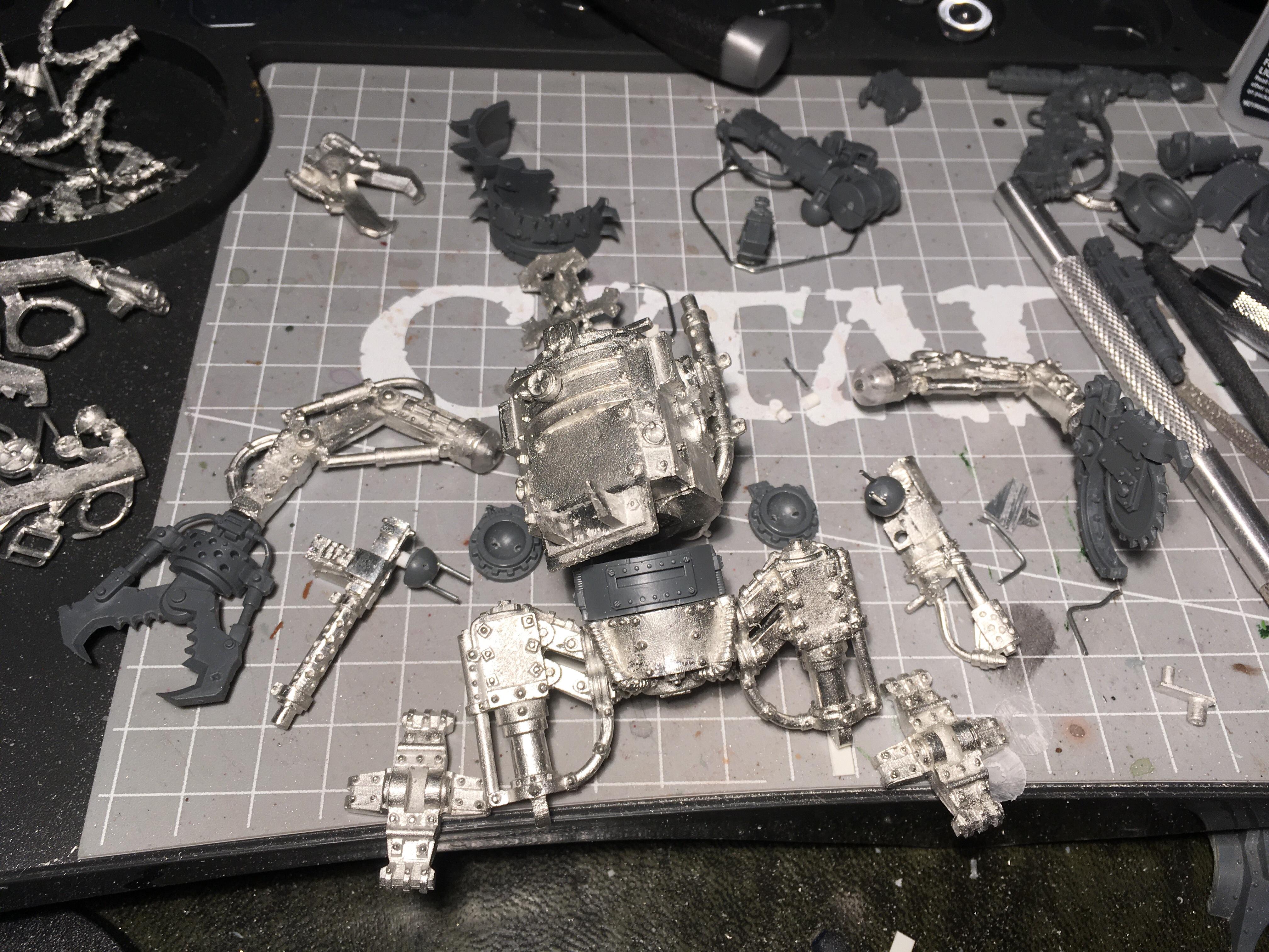 Deff Dread, Orks, Warhammer 40,000, Work In Progress