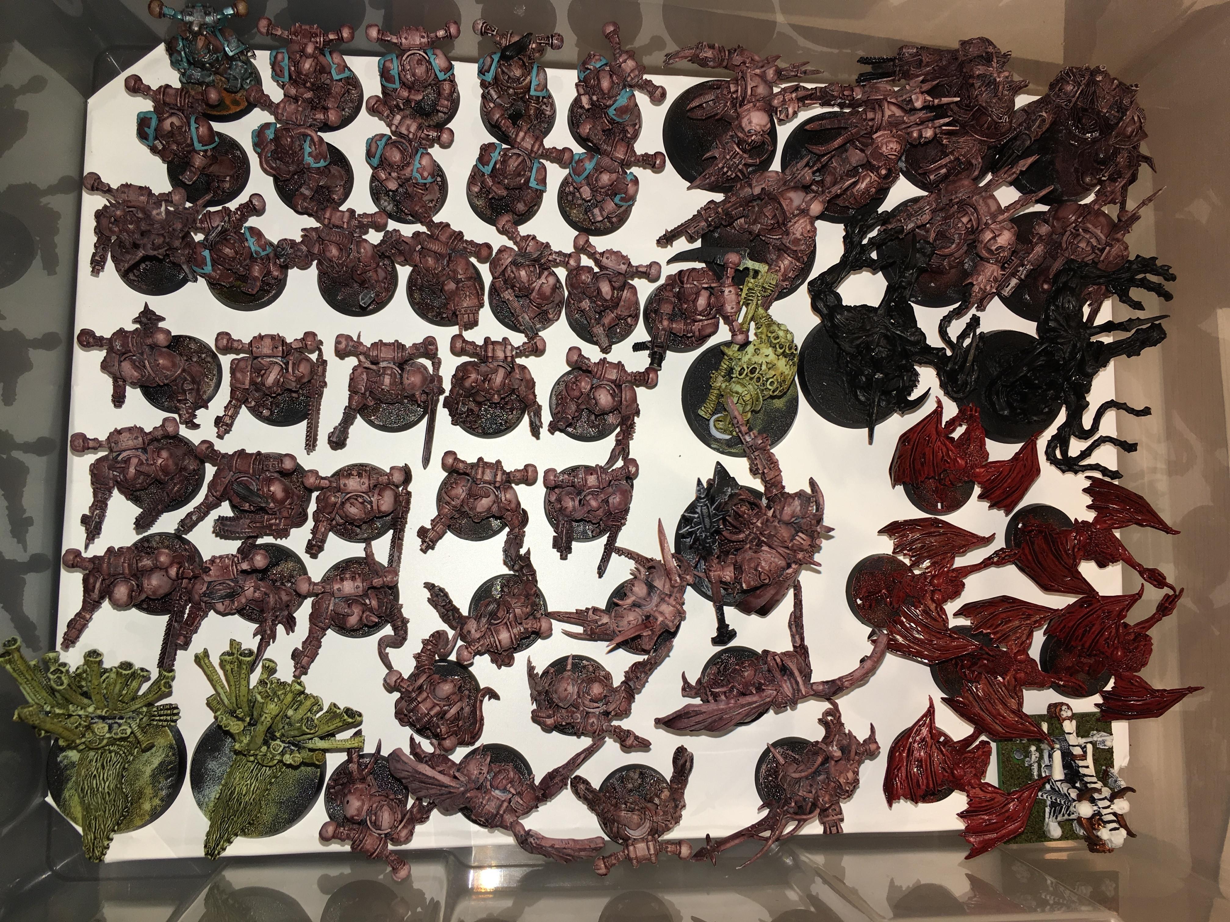Chaos Space Marines, Games Workshop, Nurgle, W40k, Work In Progress