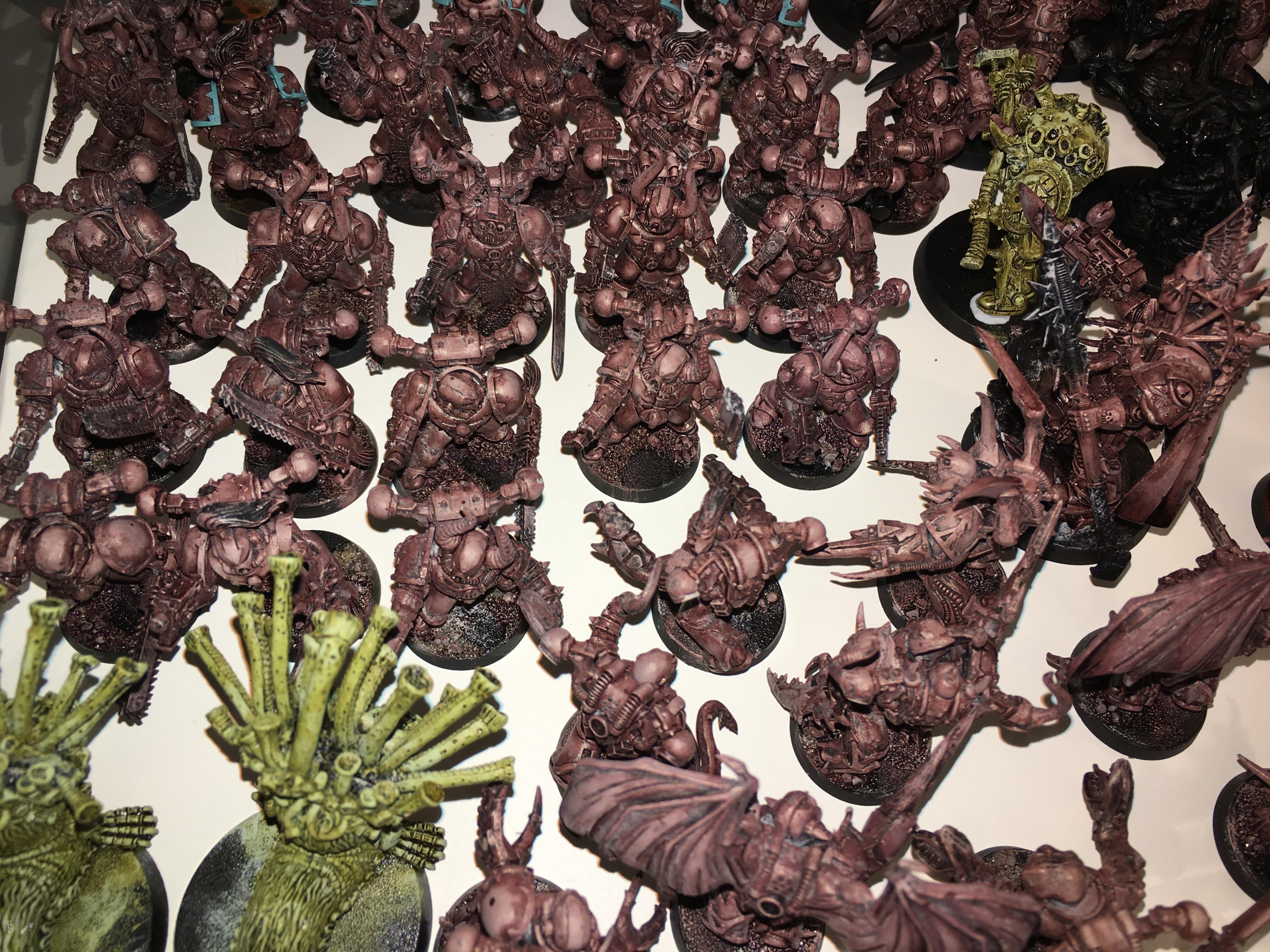 Chaos Space Marines, Games Workshop, Nurgle, W40k, Work In Progress