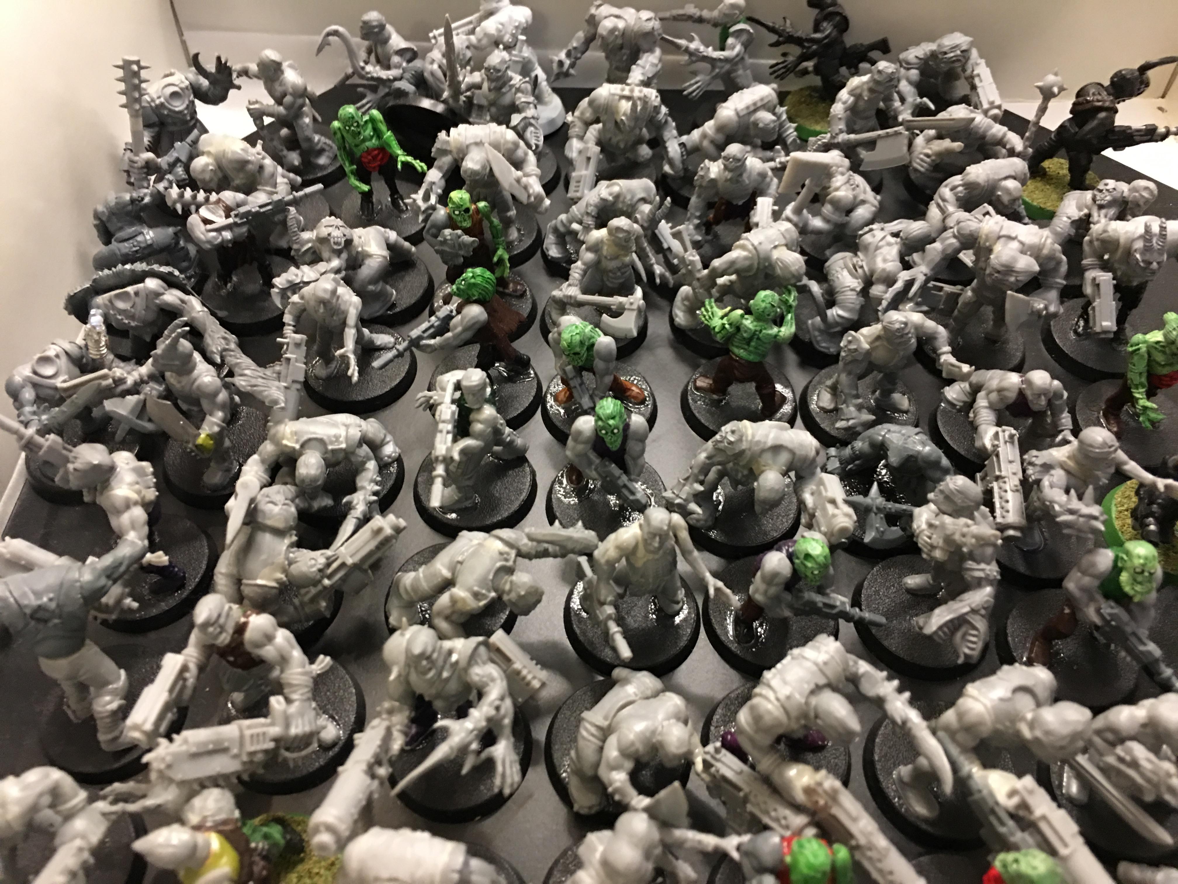 Chaos Cultists, Chaos Mutants, Games Workshop, Mutant Imperial Guard, Traitor Imperial Guard, W40k, Work In Progress