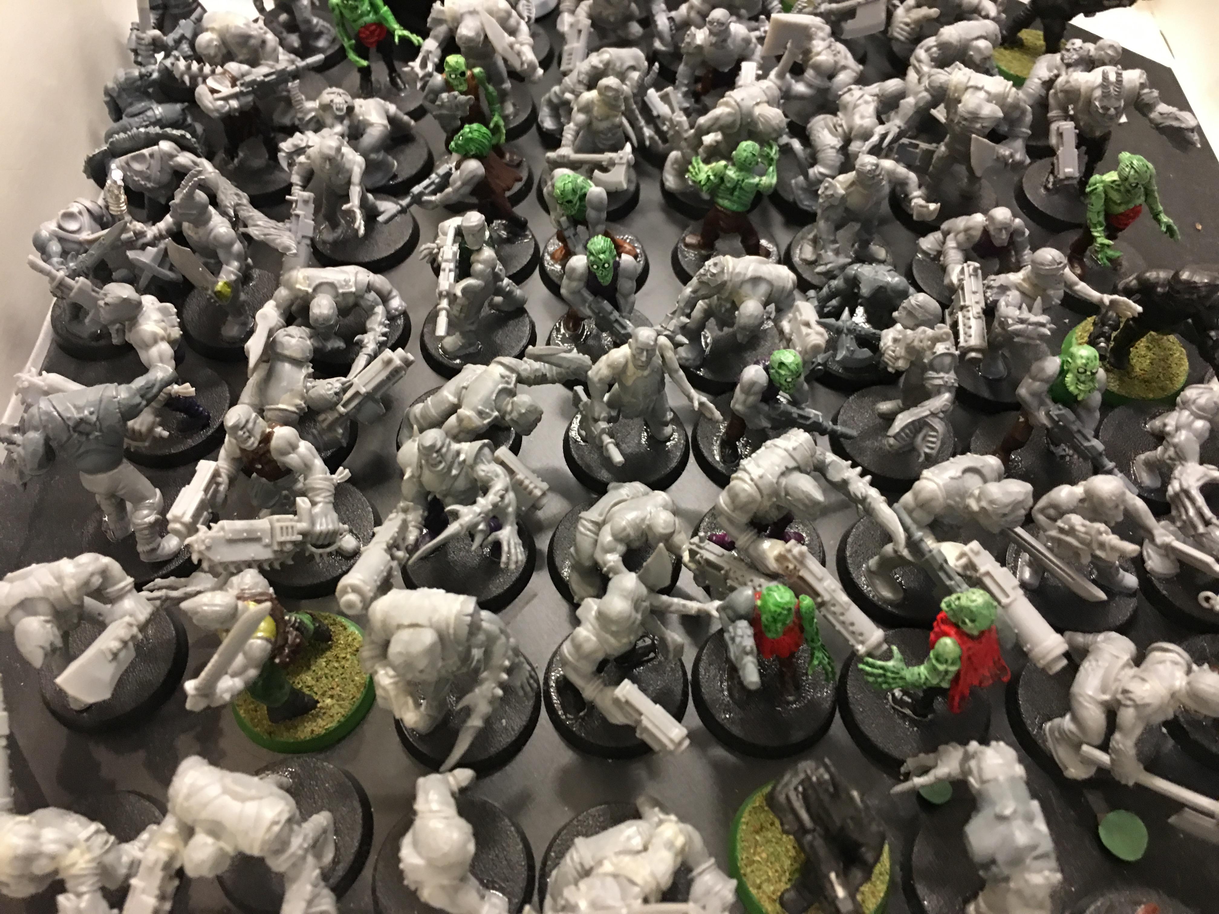 Chaos Cultists, Chaos Mutants, Games Workshop, Mutant Imperial Guard, Traitor Imperial Guard, W40k, Work In Progress
