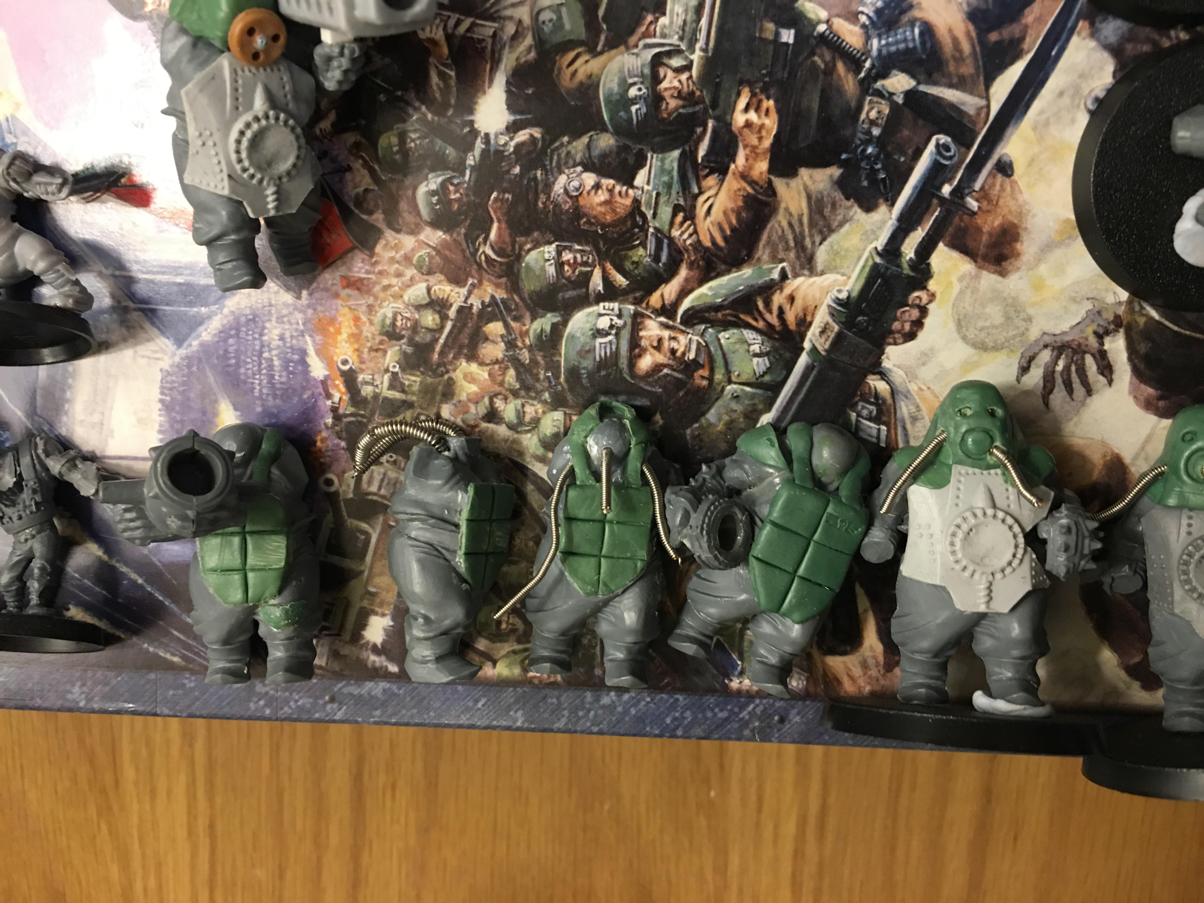 Chaos Cultists, Chaos Mutants, Games Workshop, Mutant Imperial Guard, Traitor Imperial Guard, W40k, Work In Progress
