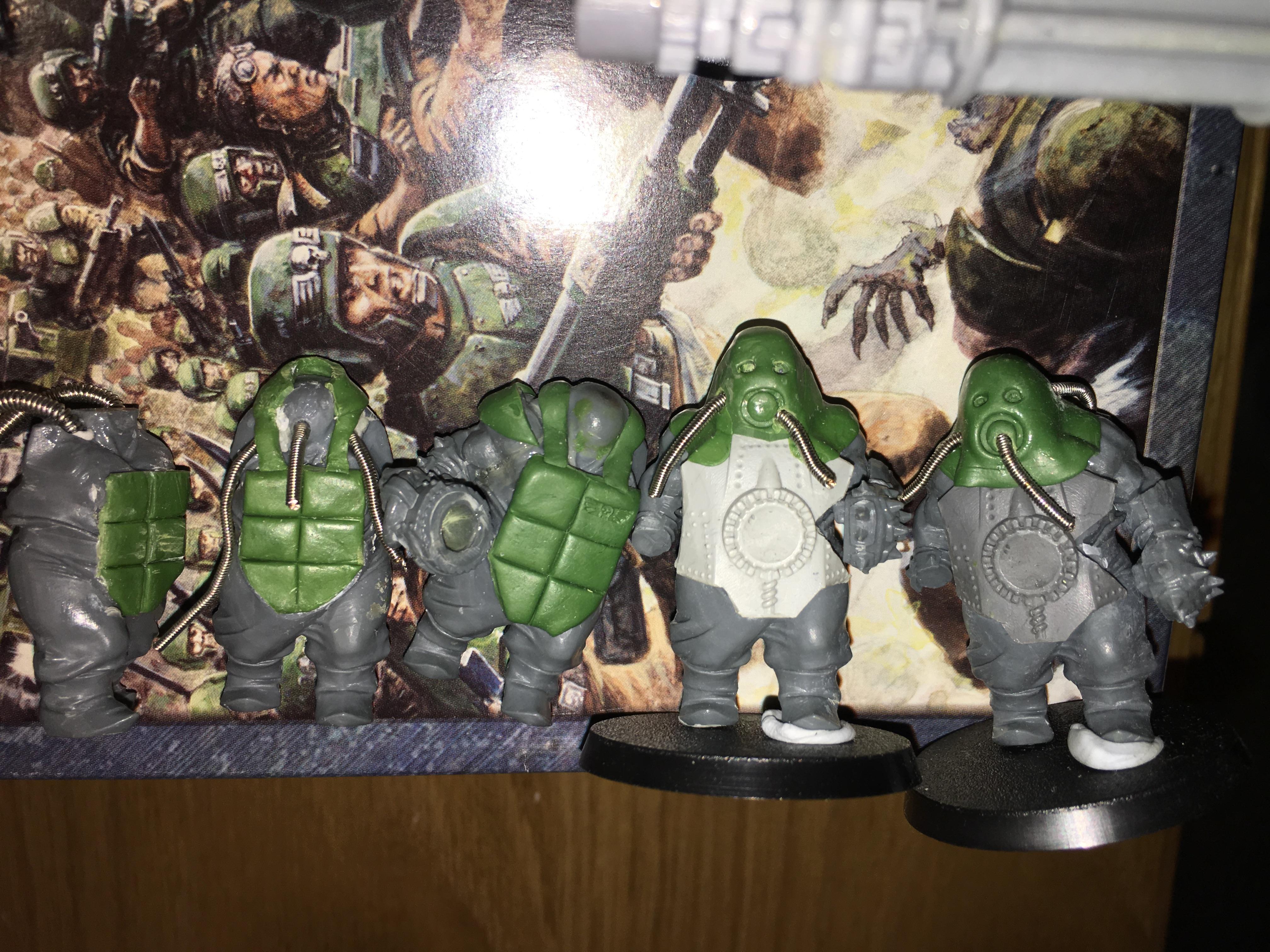 Chaos Cultists, Chaos Mutants, Games Workshop, Mutant Imperial Guard, Traitor Imperial Guard, W40k, Work In Progress