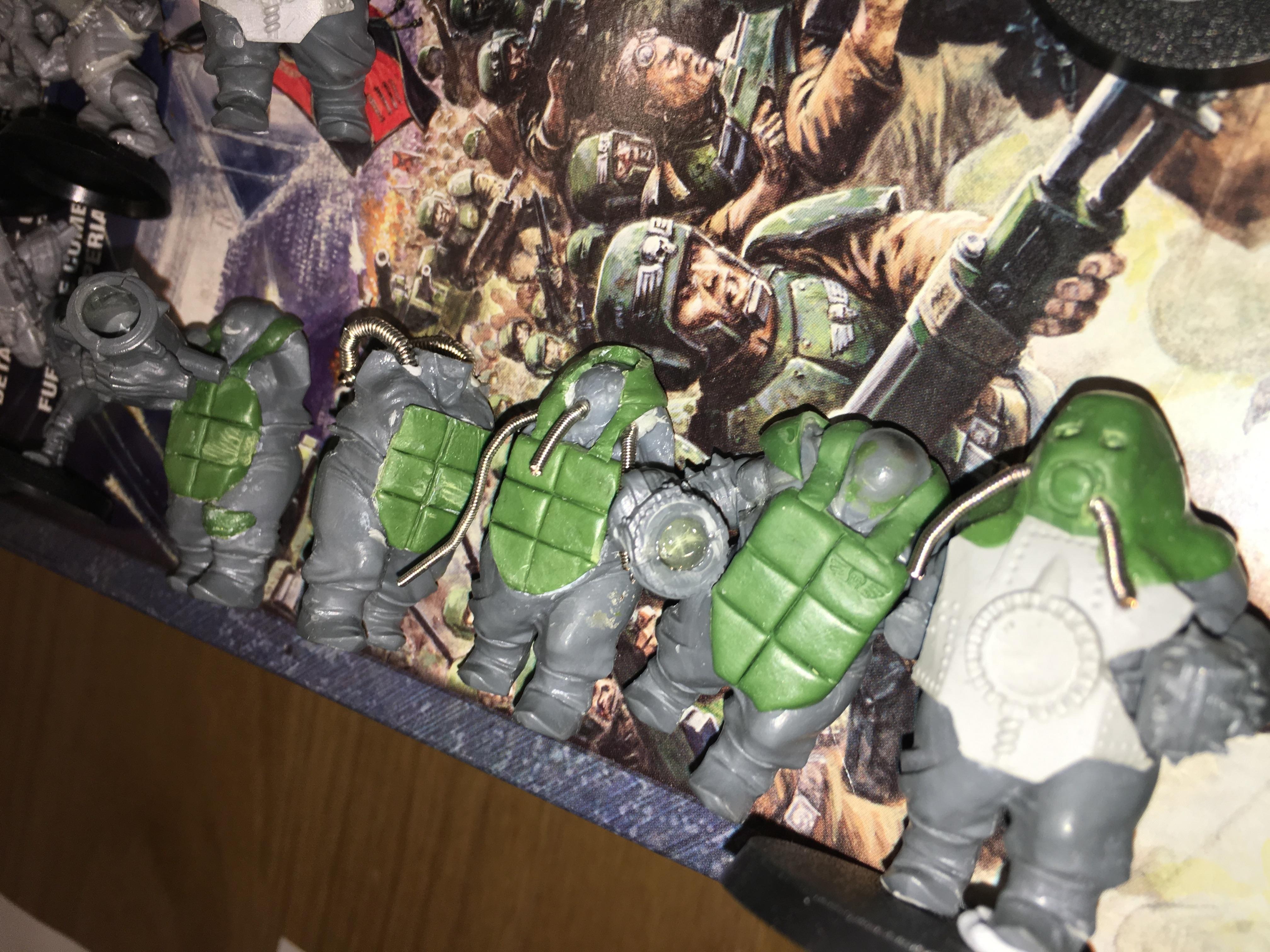 Chaos Cultists, Chaos Mutants, Games Workshop, Mutant Imperial Guard, Traitor Imperial Guard, W40k, Work In Progress