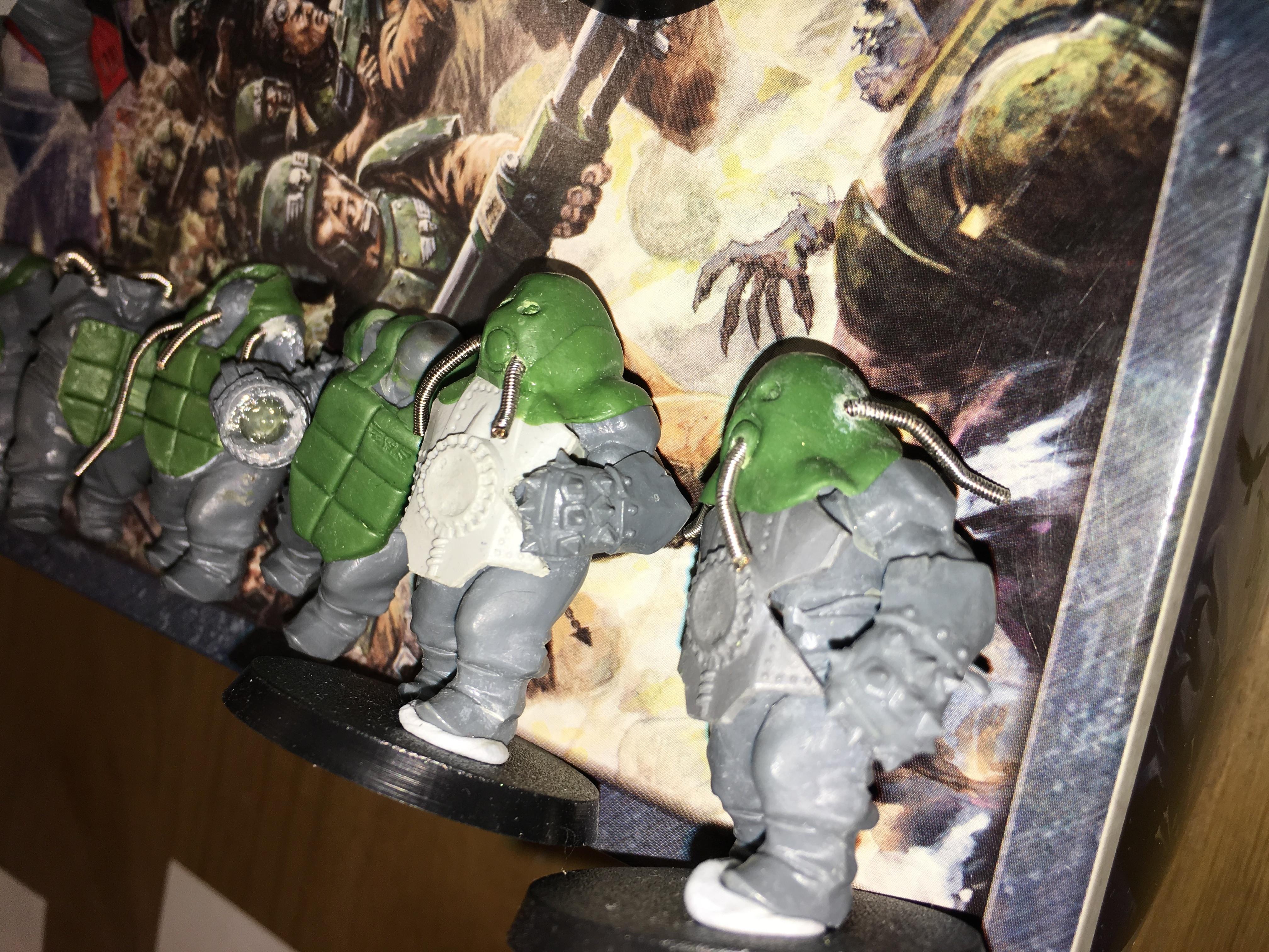 Chaos Cultists, Chaos Mutants, Games Workshop, Mutant Imperial Guard, Traitor Imperial Guard, W40k, Work In Progress
