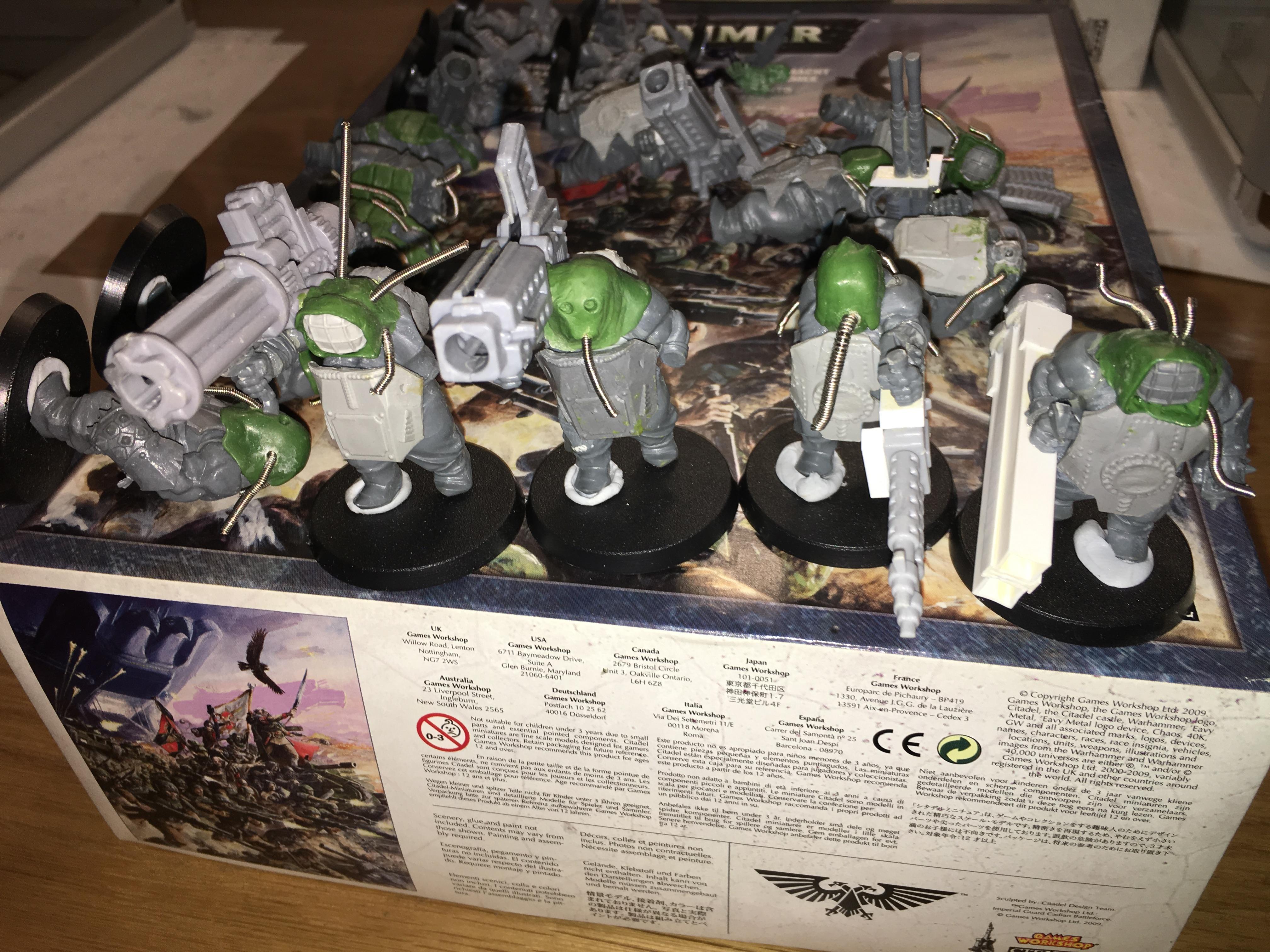 Chaos Cultists, Chaos Mutants, Games Workshop, Mutant Imperial Guard, Traitor Imperial Guard, W40k, Work In Progress