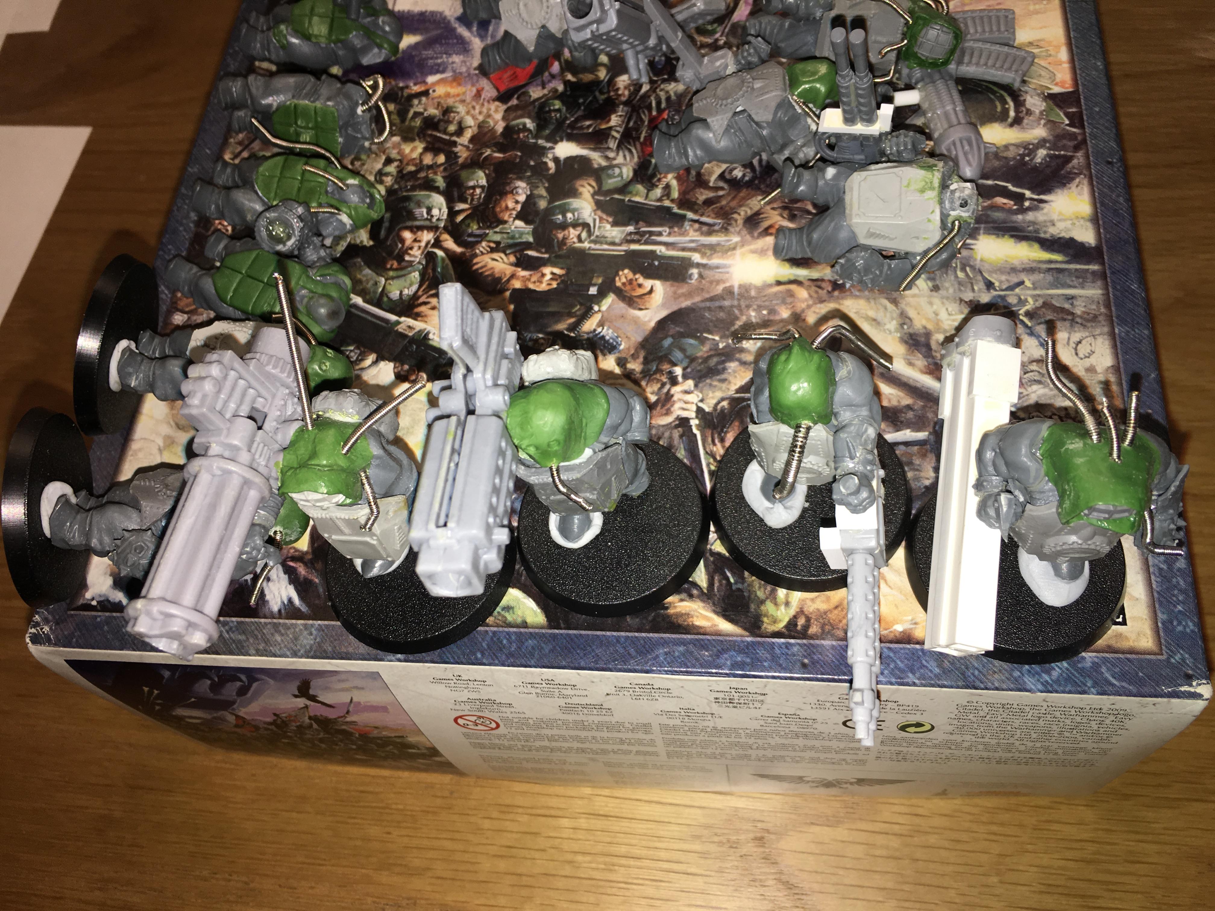 Chaos Cultists, Chaos Mutants, Games Workshop, Mutant Imperial Guard, Traitor Imperial Guard, W40k, Work In Progress