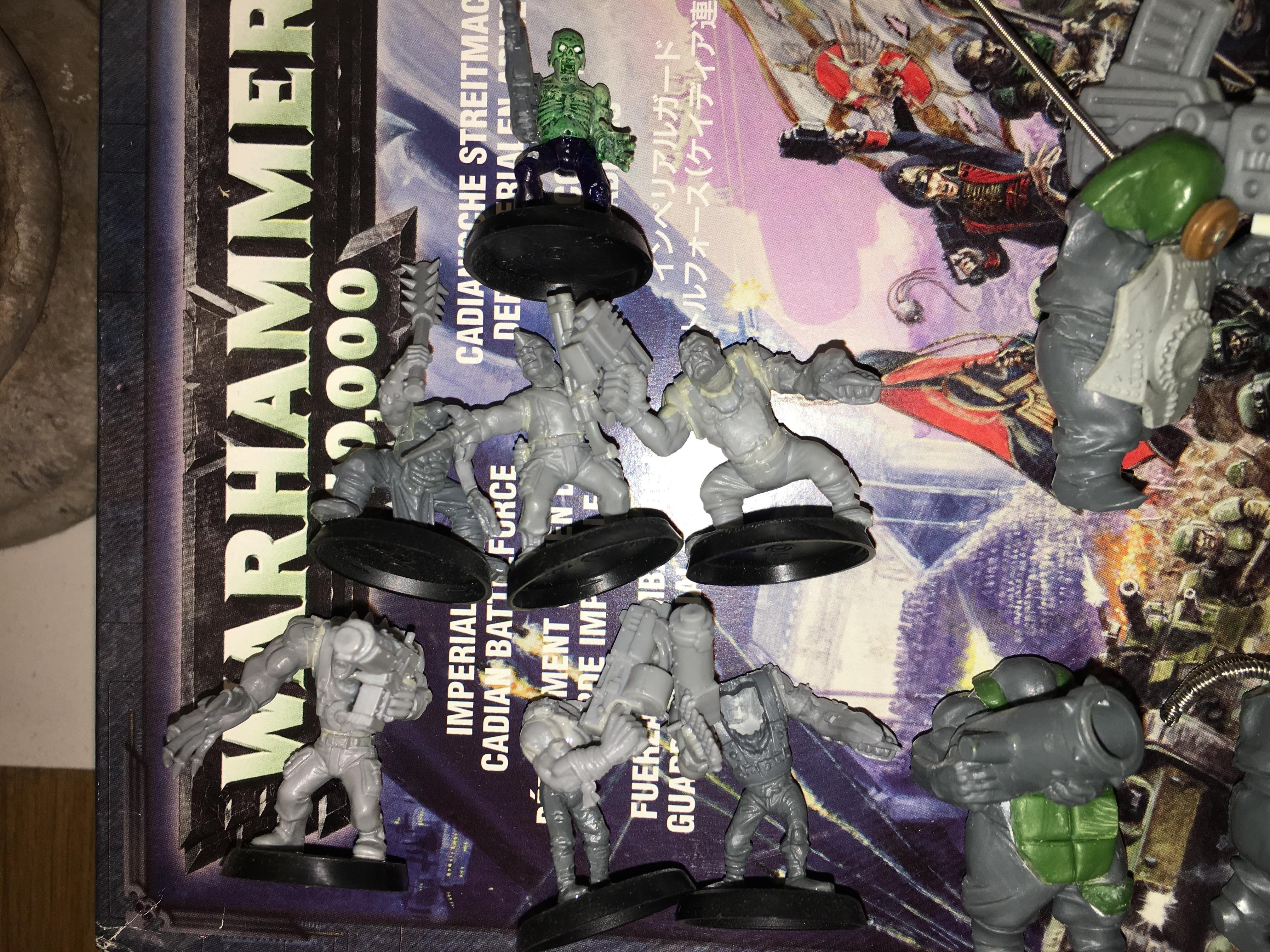 Chaos Cultists, Chaos Mutants, Games Workshop, Mutant Imperial Guard, Traitor Imperial Guard, W40k, Work In Progress