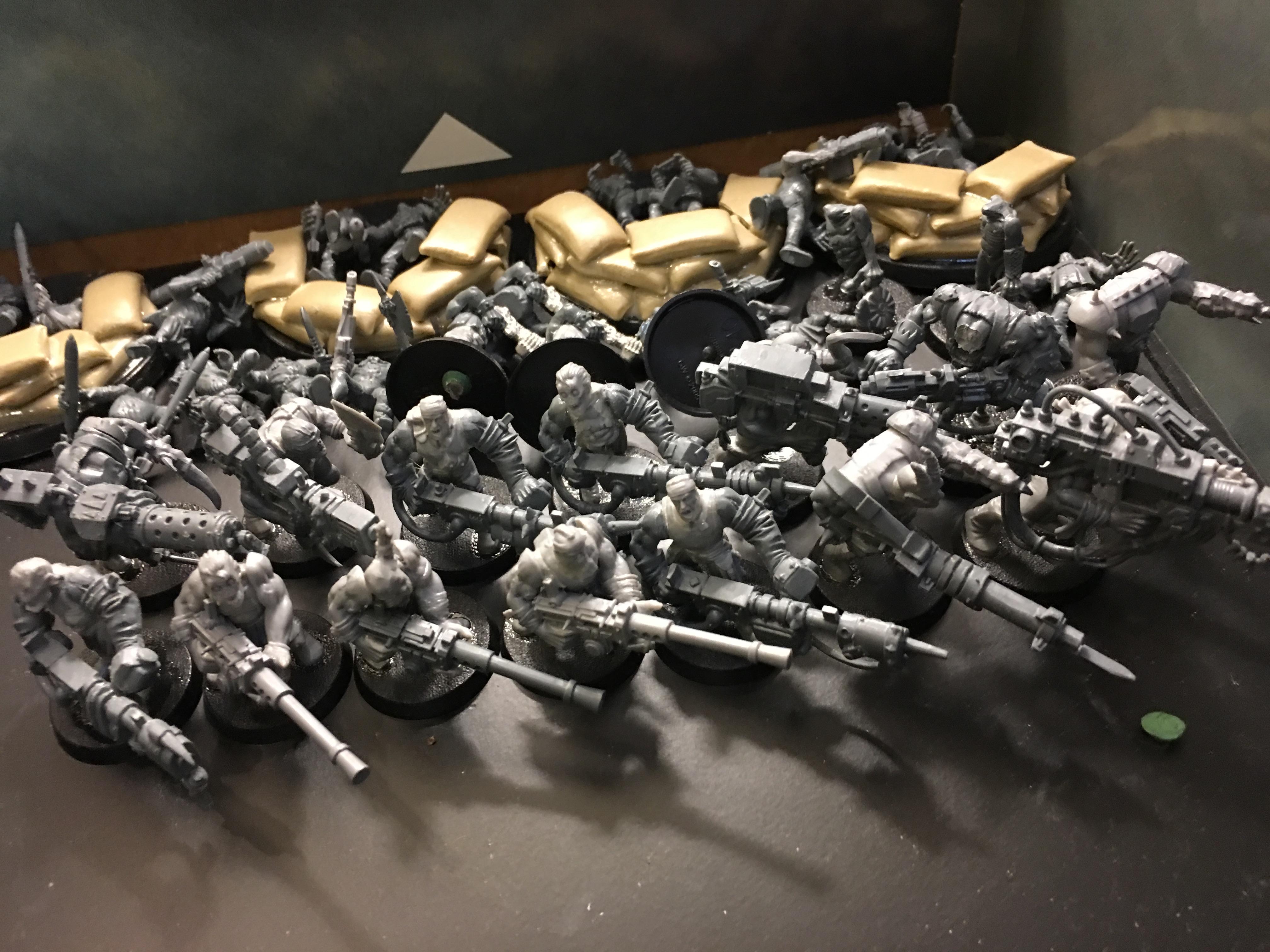 Chaos Cultists, Chaos Mutants, Games Workshop, Mutant Imperial Guard, Traitor Imperial Guard, W40k, Work In Progress