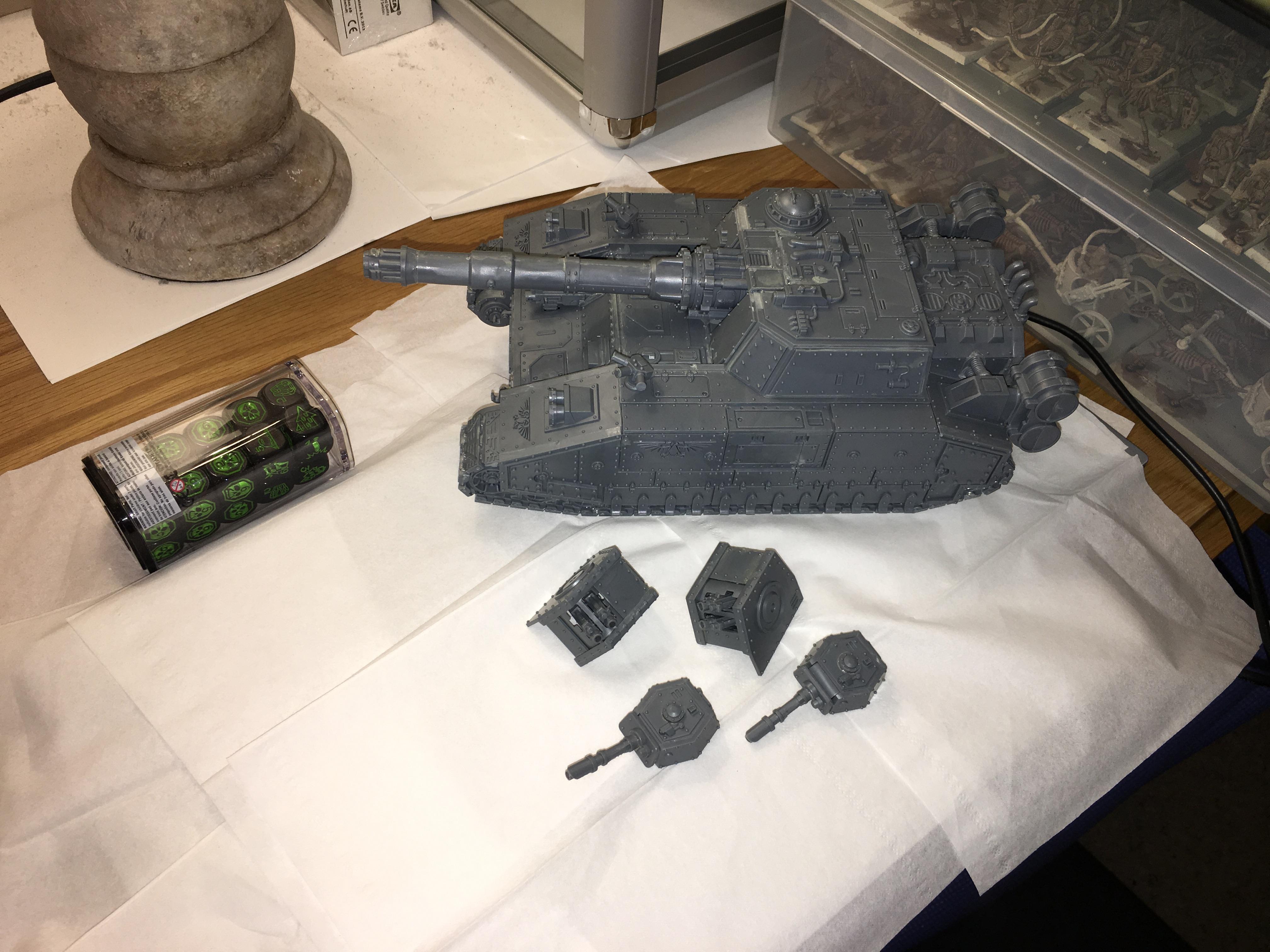 Games Workshop, Imperial Guard Superheavy Tanks, W40k, Work In Progress