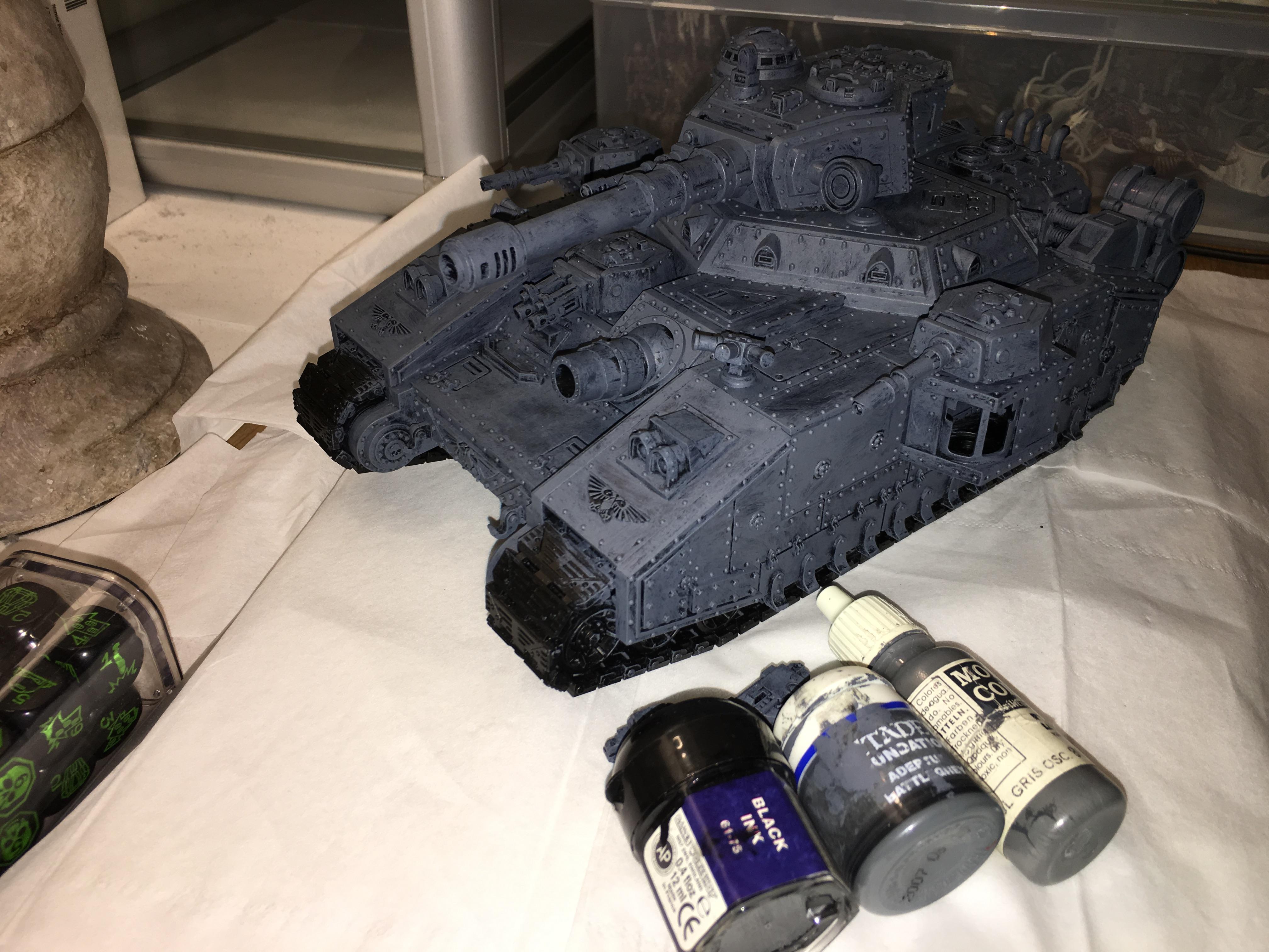 Games Workshop, Imperial Guard Superheavy Tanks, W40k, Work In Progress