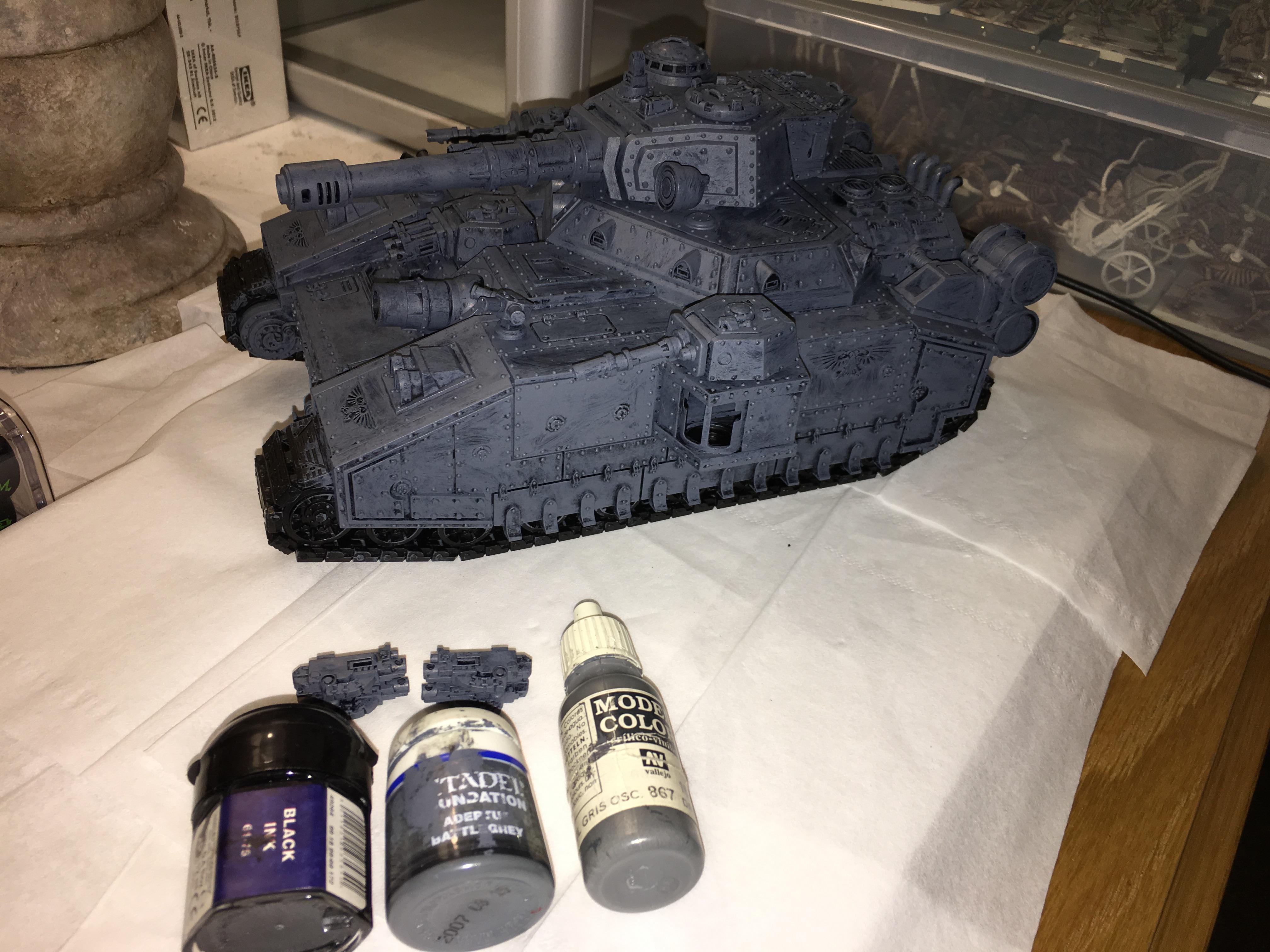 Games Workshop, Imperial Guard Superheavy Tanks, W40k, Work In Progress