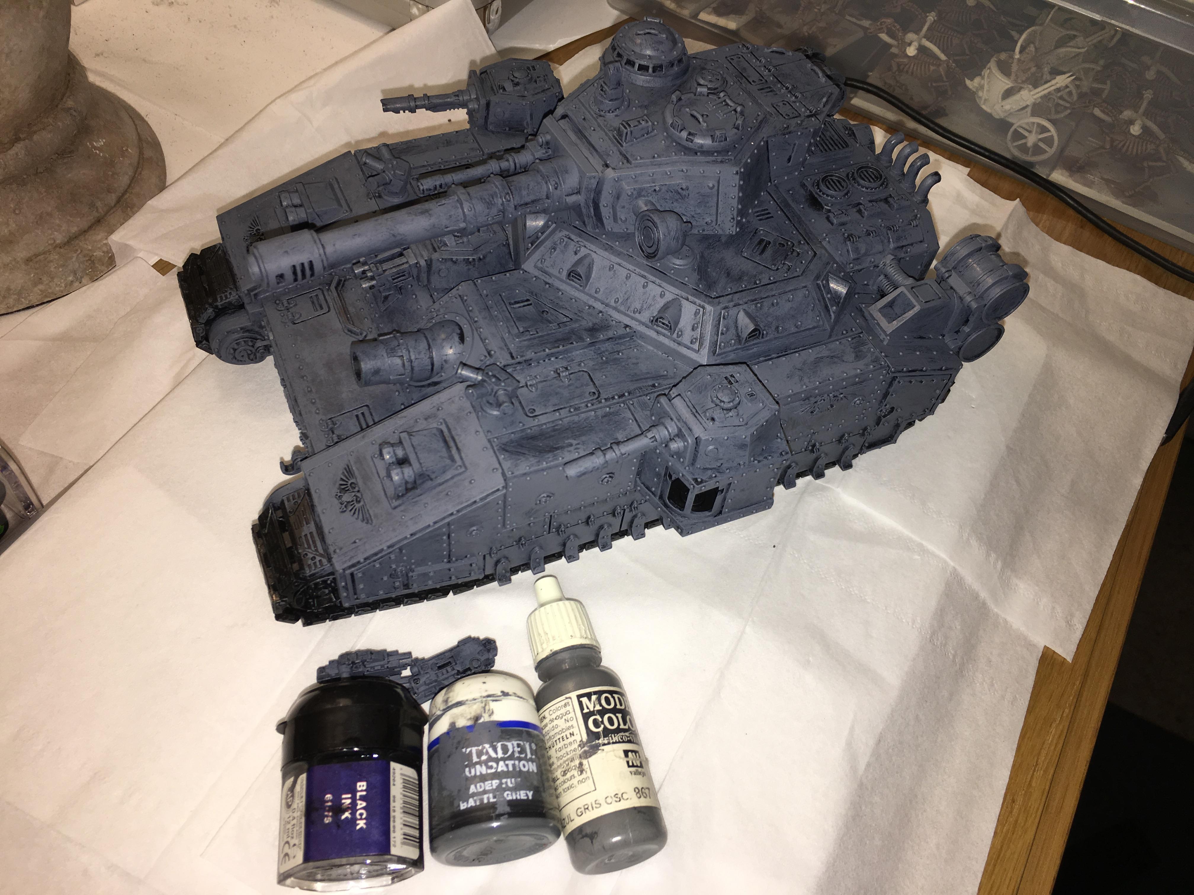 Games Workshop, Imperial Guard Superheavy Tanks, W40k, Work In Progress