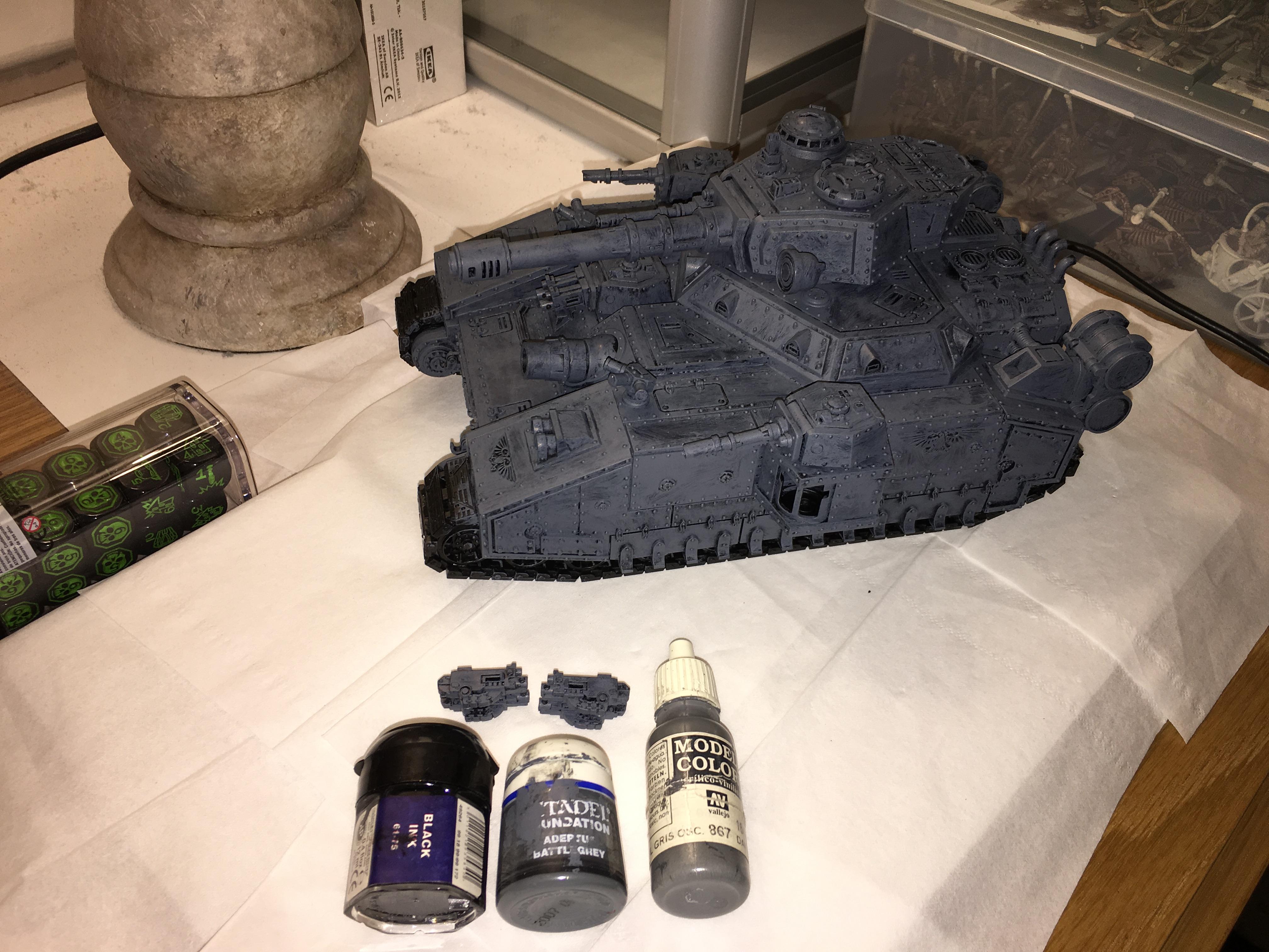 Games Workshop, Imperial Guard Superheavy Tanks, W40k, Work In Progress
