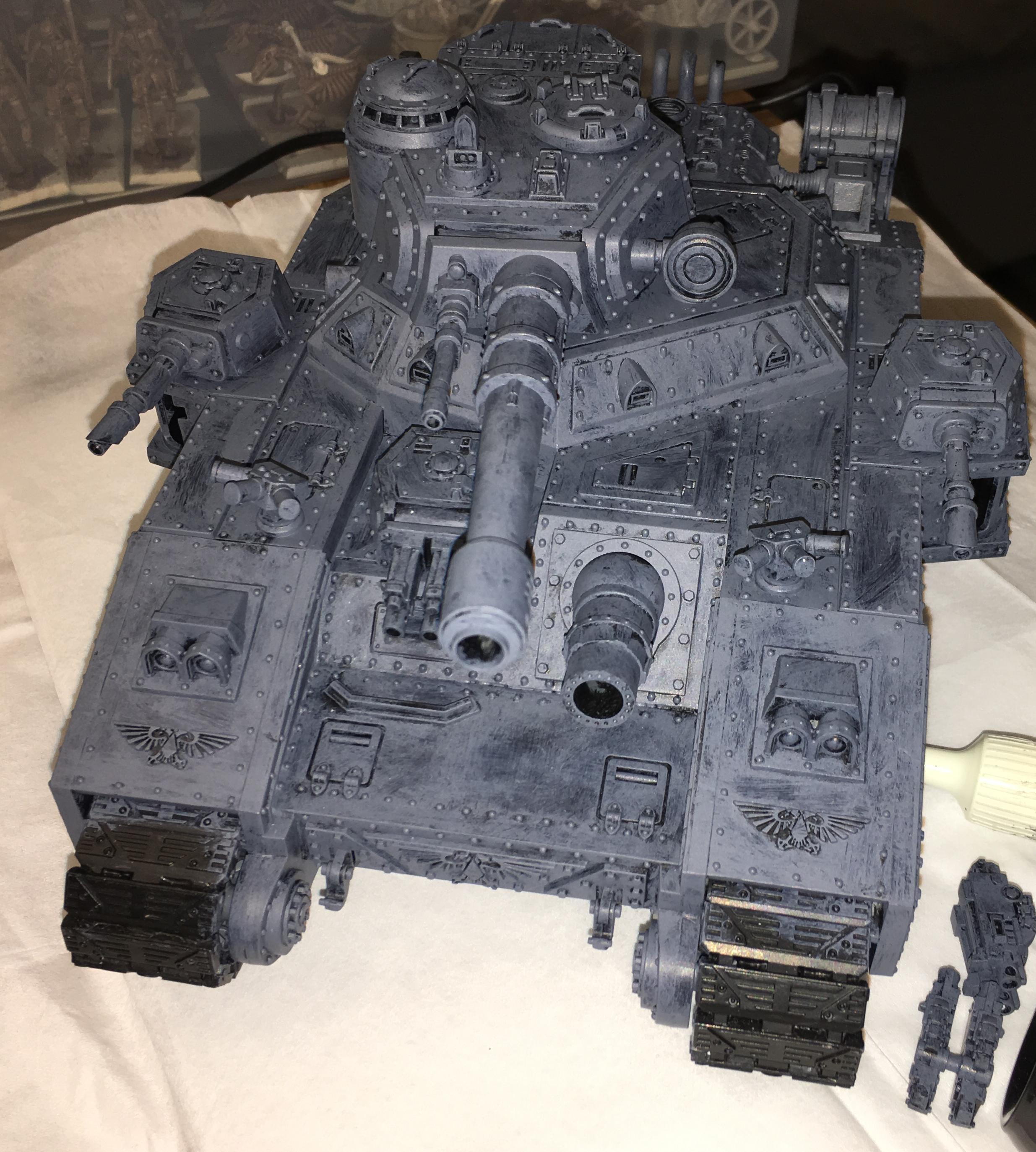 Games Workshop, Imperial Guard Superheavy Tanks, W40k, Work In Progress