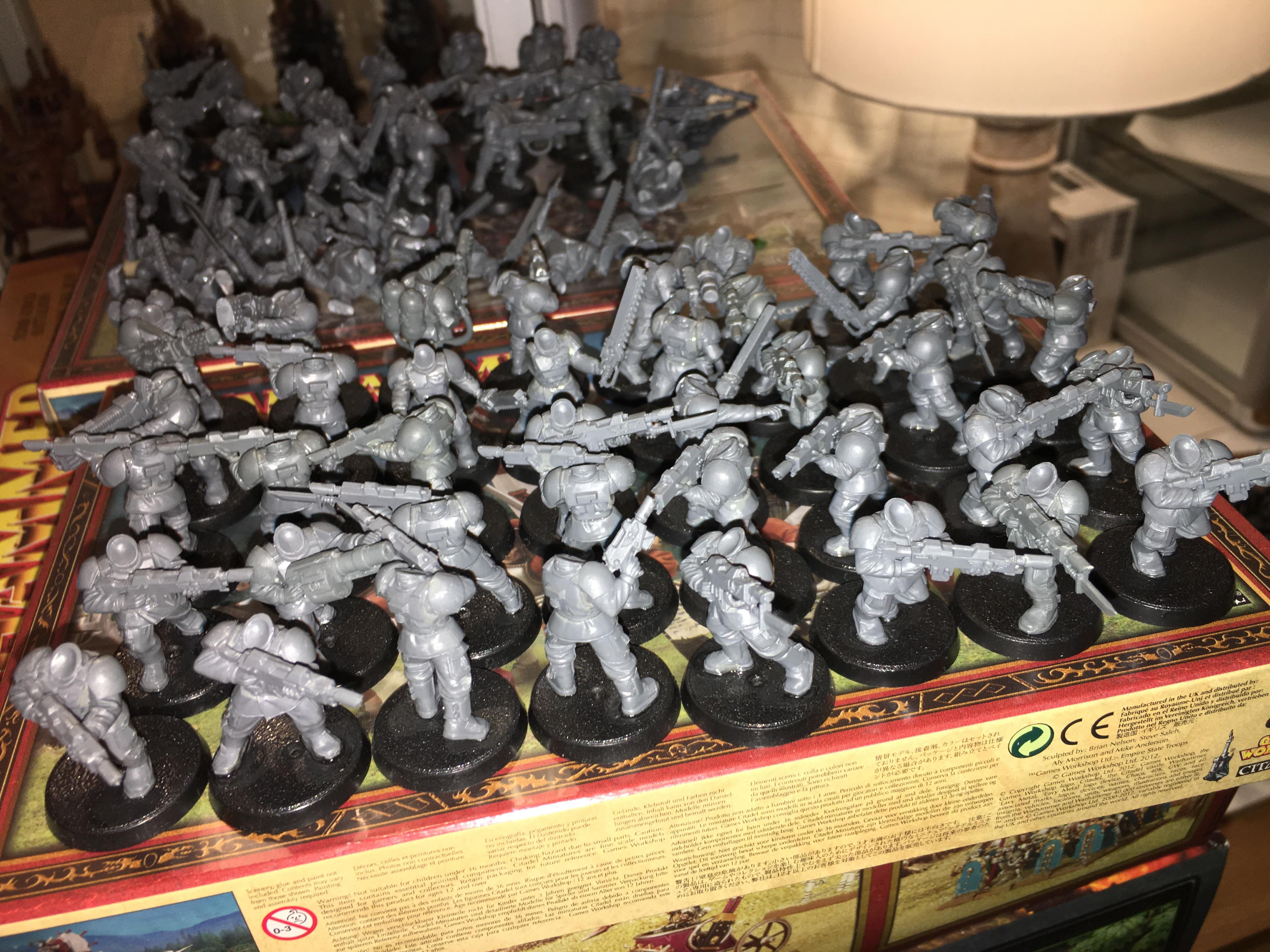 Cadian Infantry, Cadian Infantry Wip, Games Workshop, Imperial Guard, Imperial Guard Cadian, W40k, Work In Progress