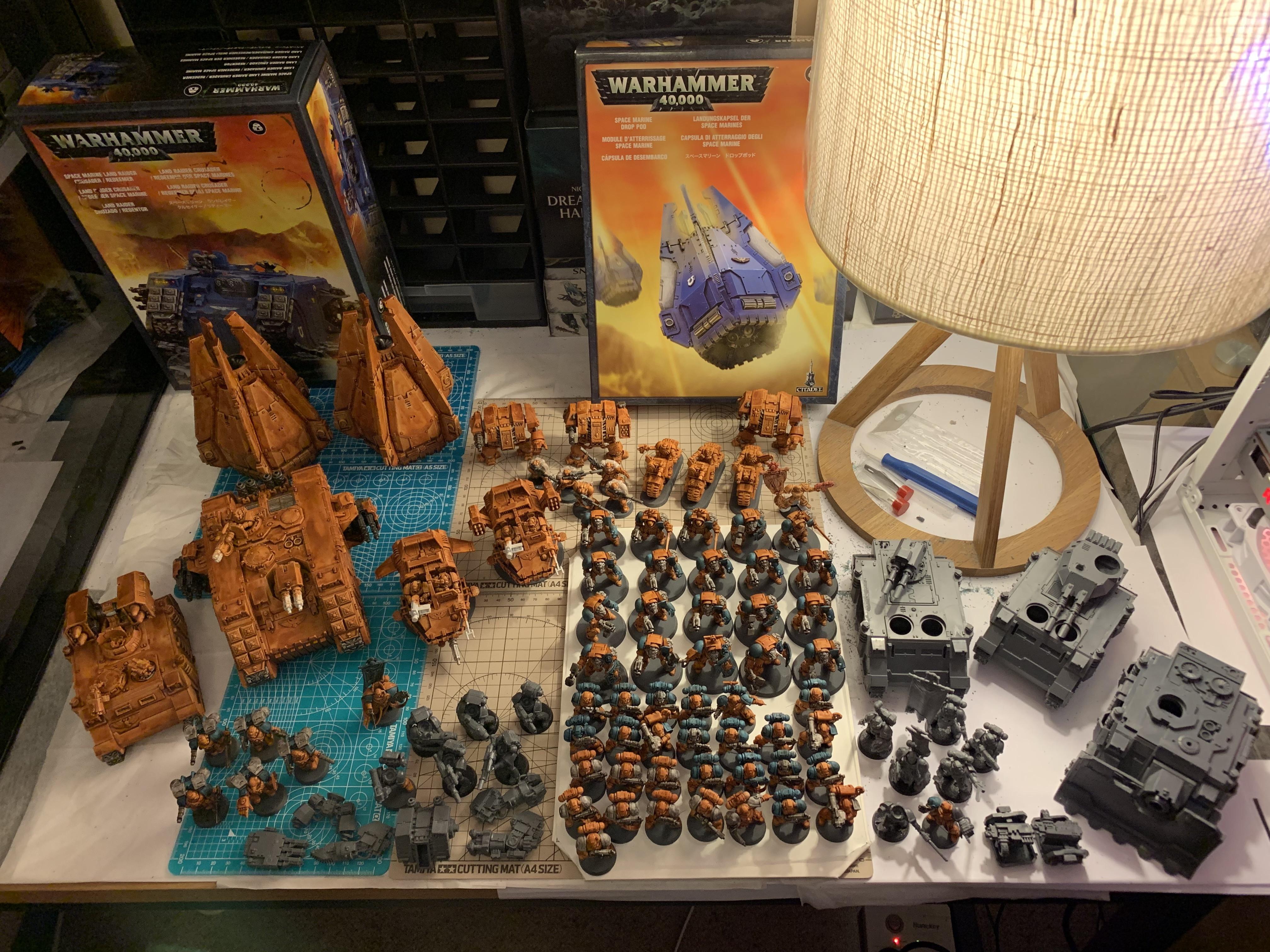 Games Workshop, Space Marines, Space Marines Wip, W40k, Work In Progress