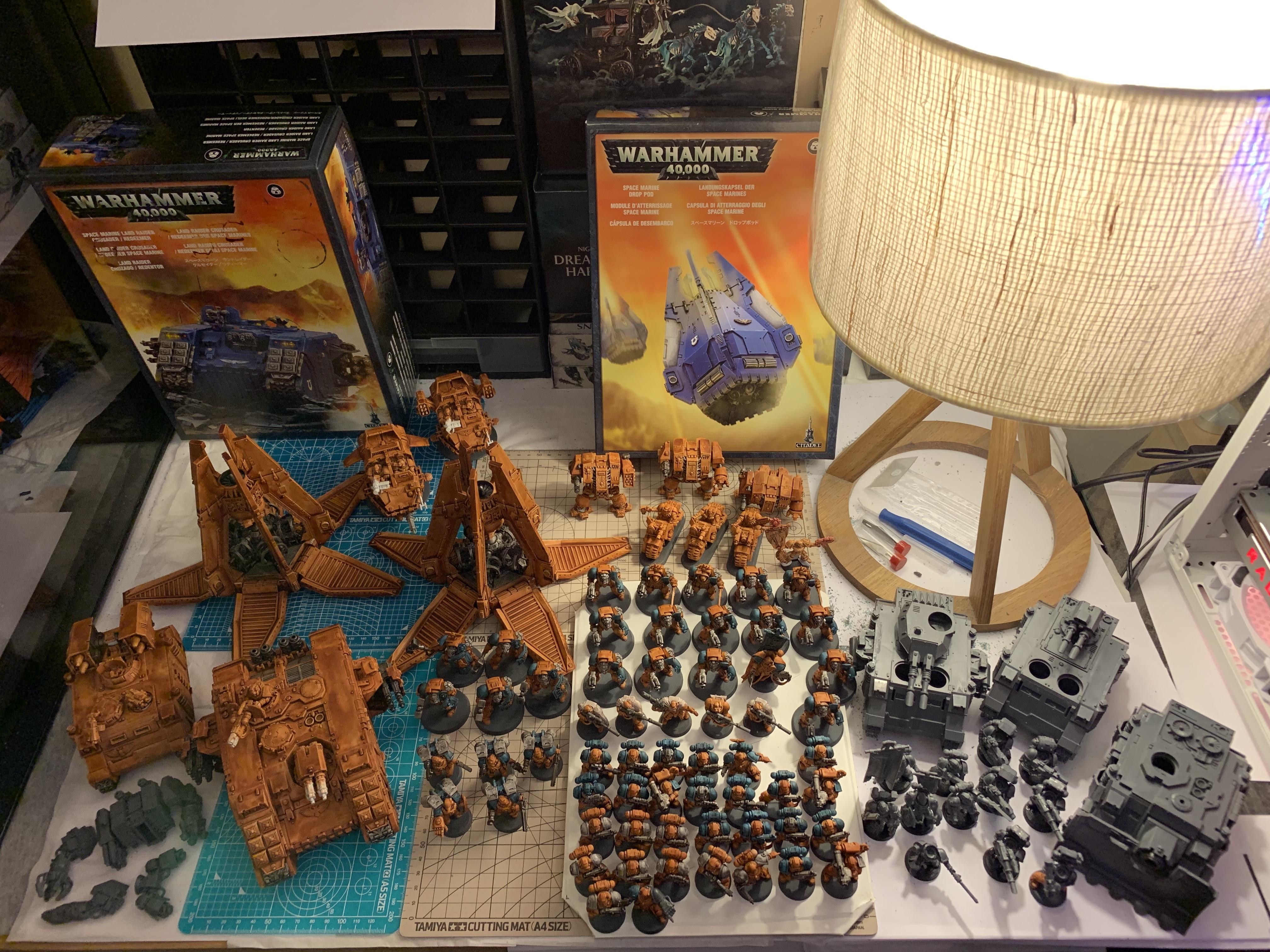 Games Workshop, Space Marines, Space Marines Wip, W40k, Work In Progress