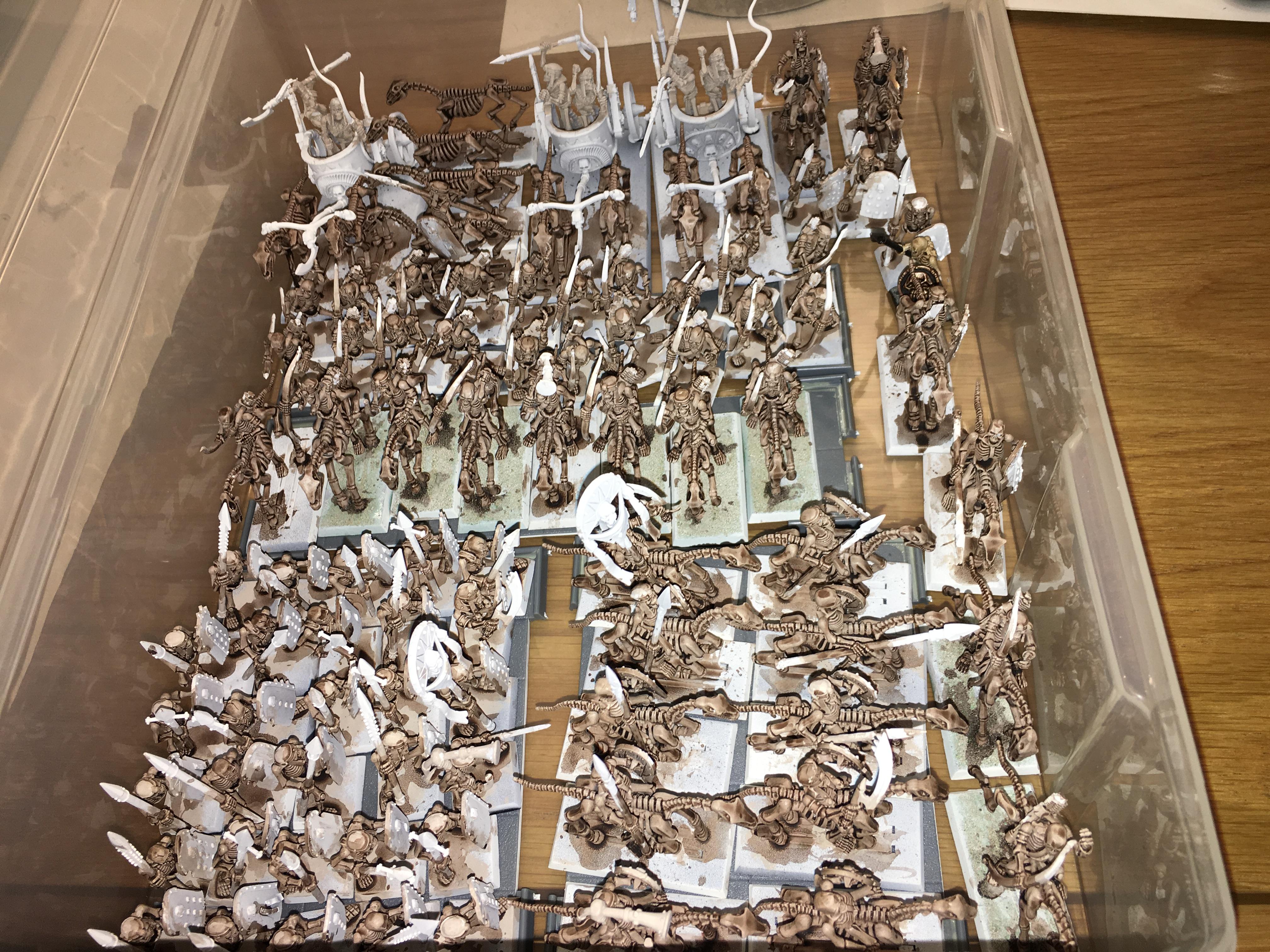 Games Workshop, Tomb Kings, Tomb Kings Army, Warhammer Fantasy, Work In Progress