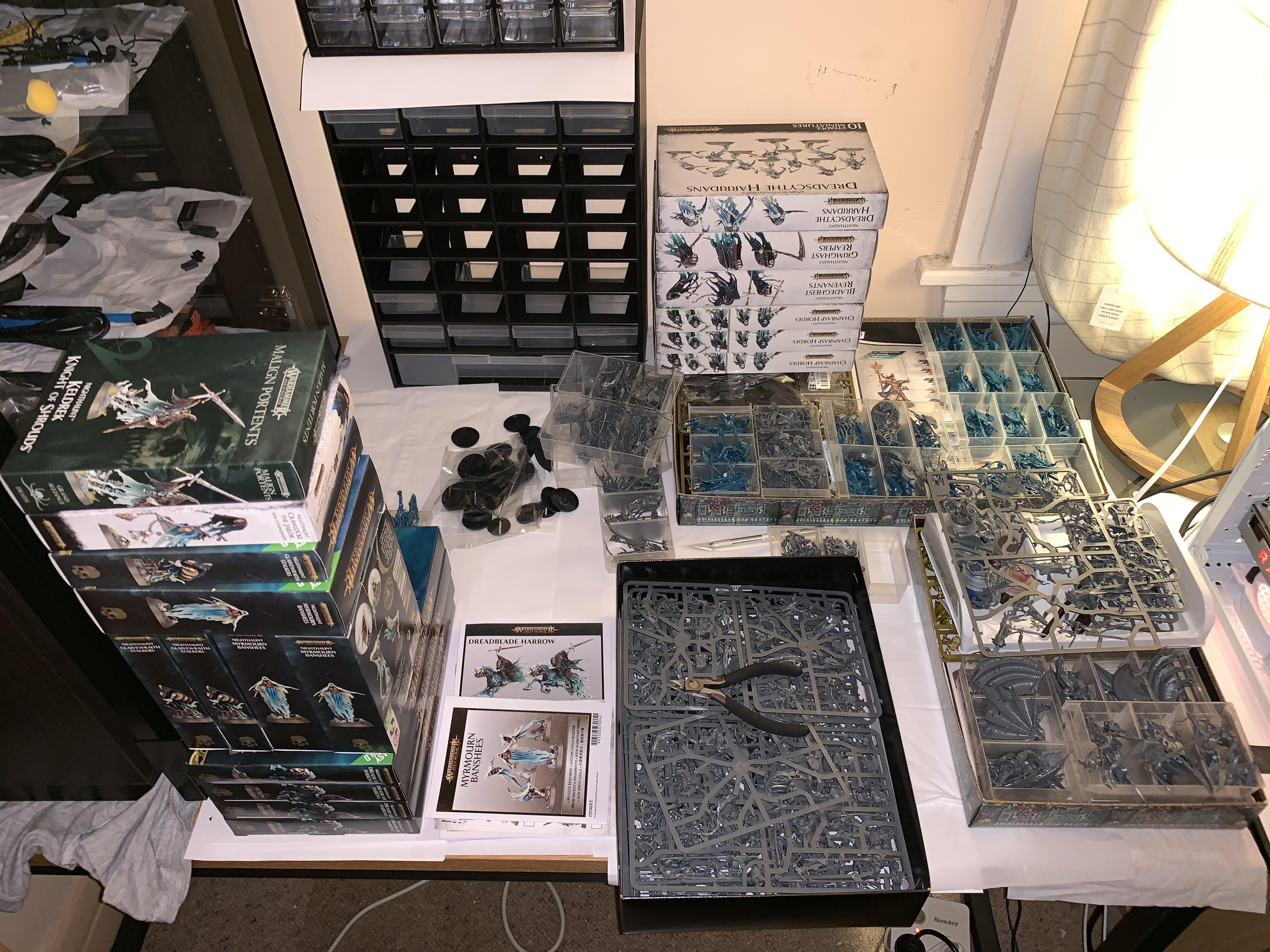 Age Of Sigmar, Build Log, Games Workshop, Nighthaunt, Nighthaunt Build Log, Nighthaunt Build Log 02, Nighthaunt Wip