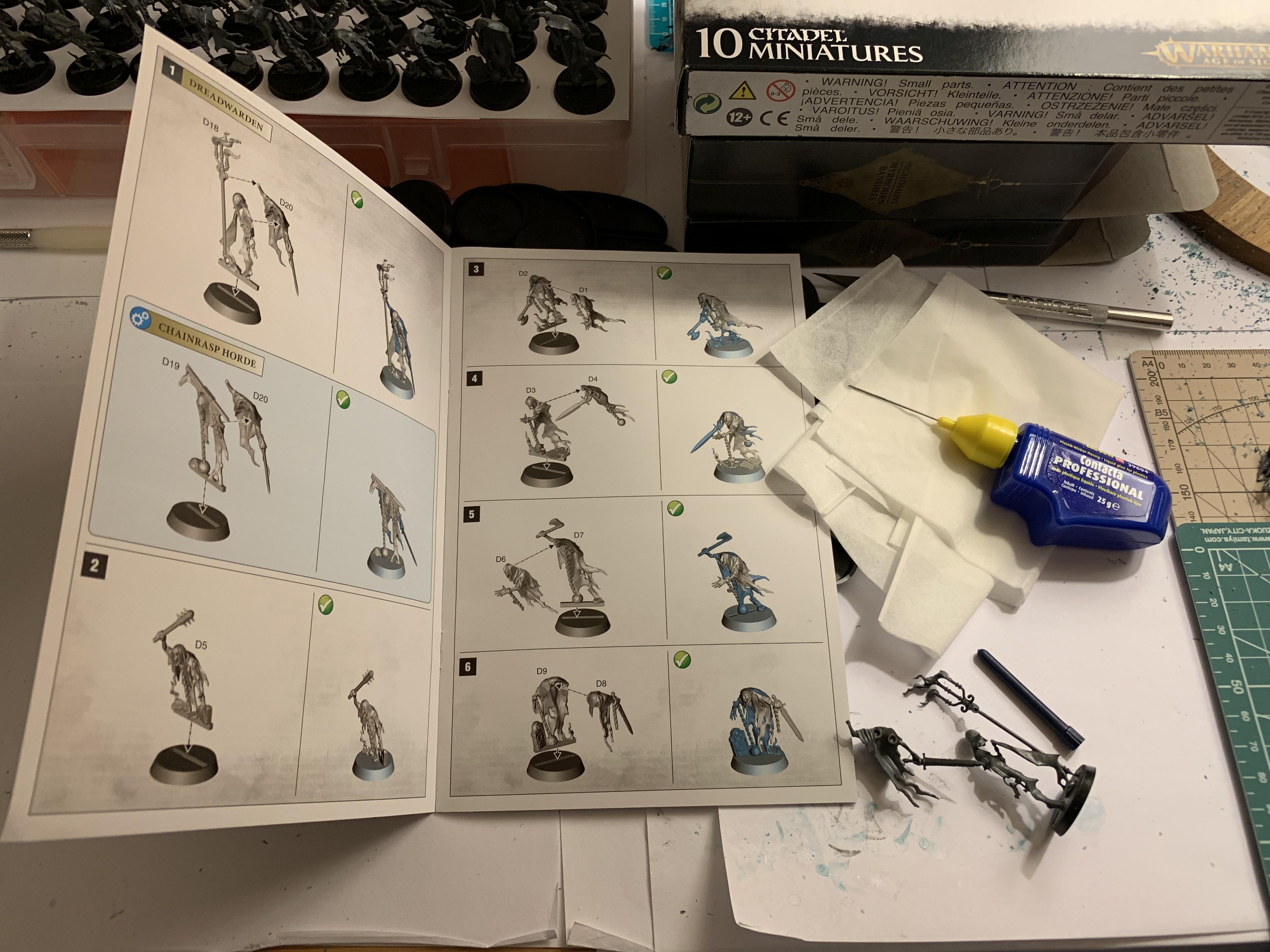 Age Of Sigmar, Assembly, Build Log, Games Workshop, Gluing, Nighthaunt, Nighthaunt Build Log, Nighthaunt Build Log 05.1, Nighthaunt Wip