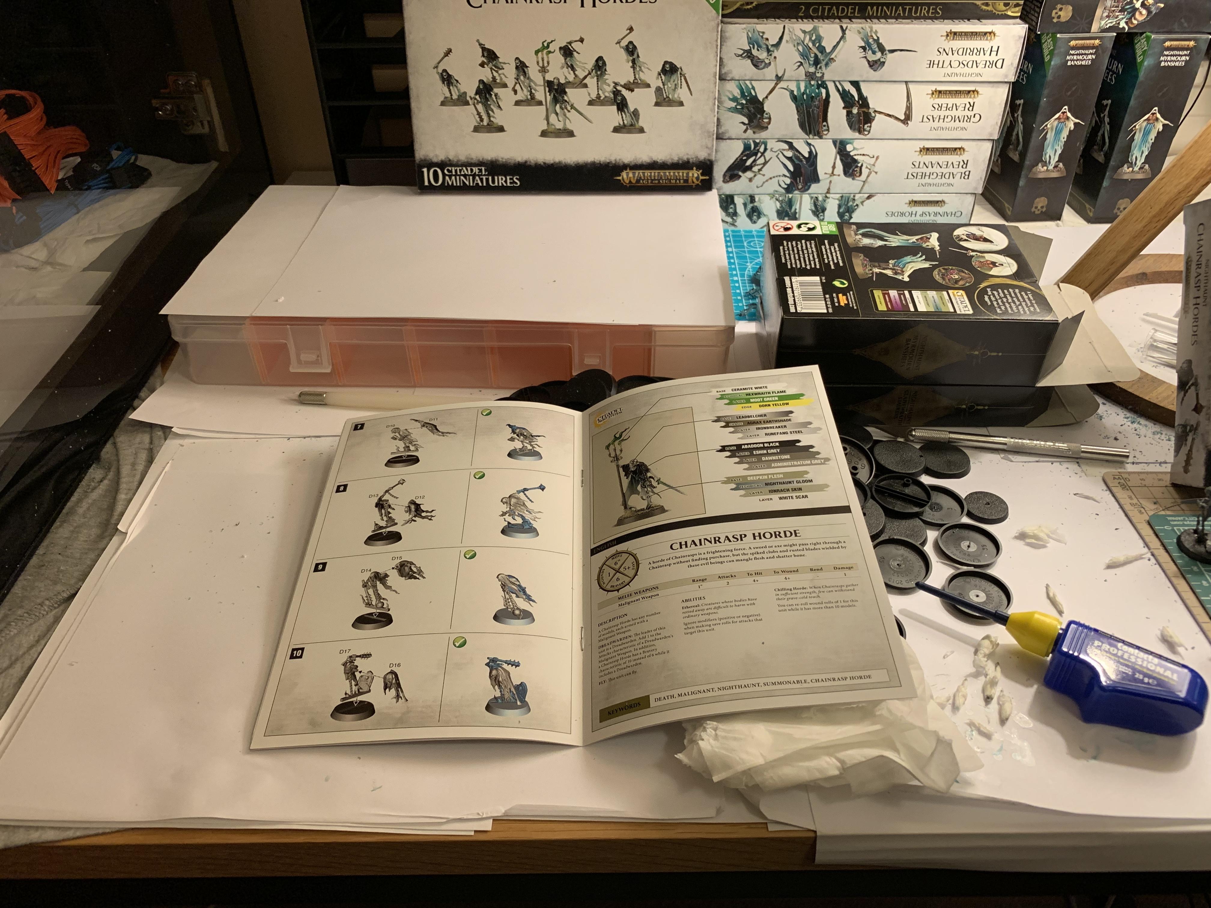 Age Of Sigmar, Assembly, Build Log, Games Workshop, Gluing, Nighthaunt, Nighthaunt Build Log, Nighthaunt Build Log 05.1, Nighthaunt Wip