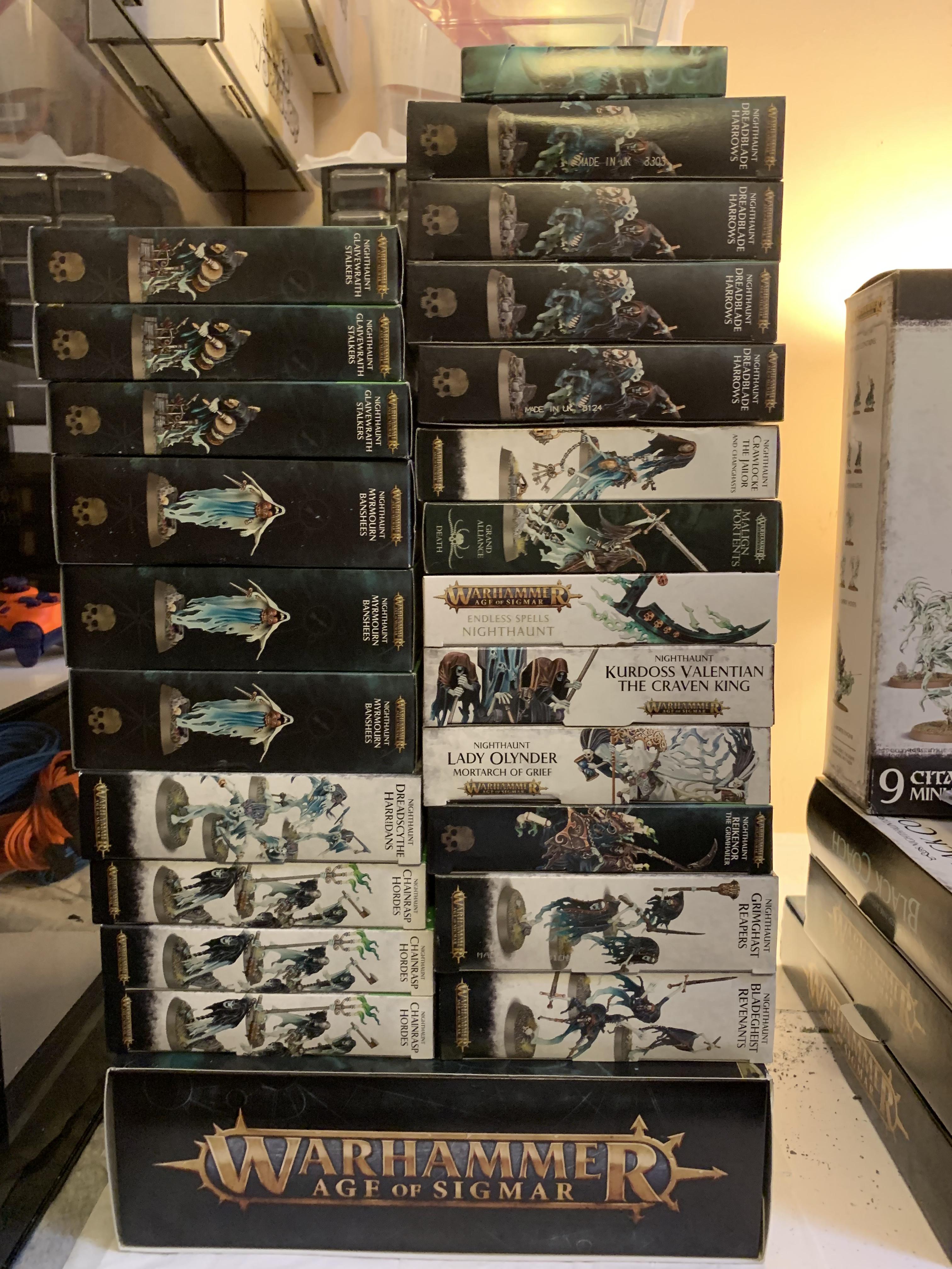 Age Of Sigmar, Assembly, Boxes, Build Log, Games Workshop, Nighthaunt, Nighthaunt Build Log, Nighthaunt Build Log 07, Nighthaunt Wip