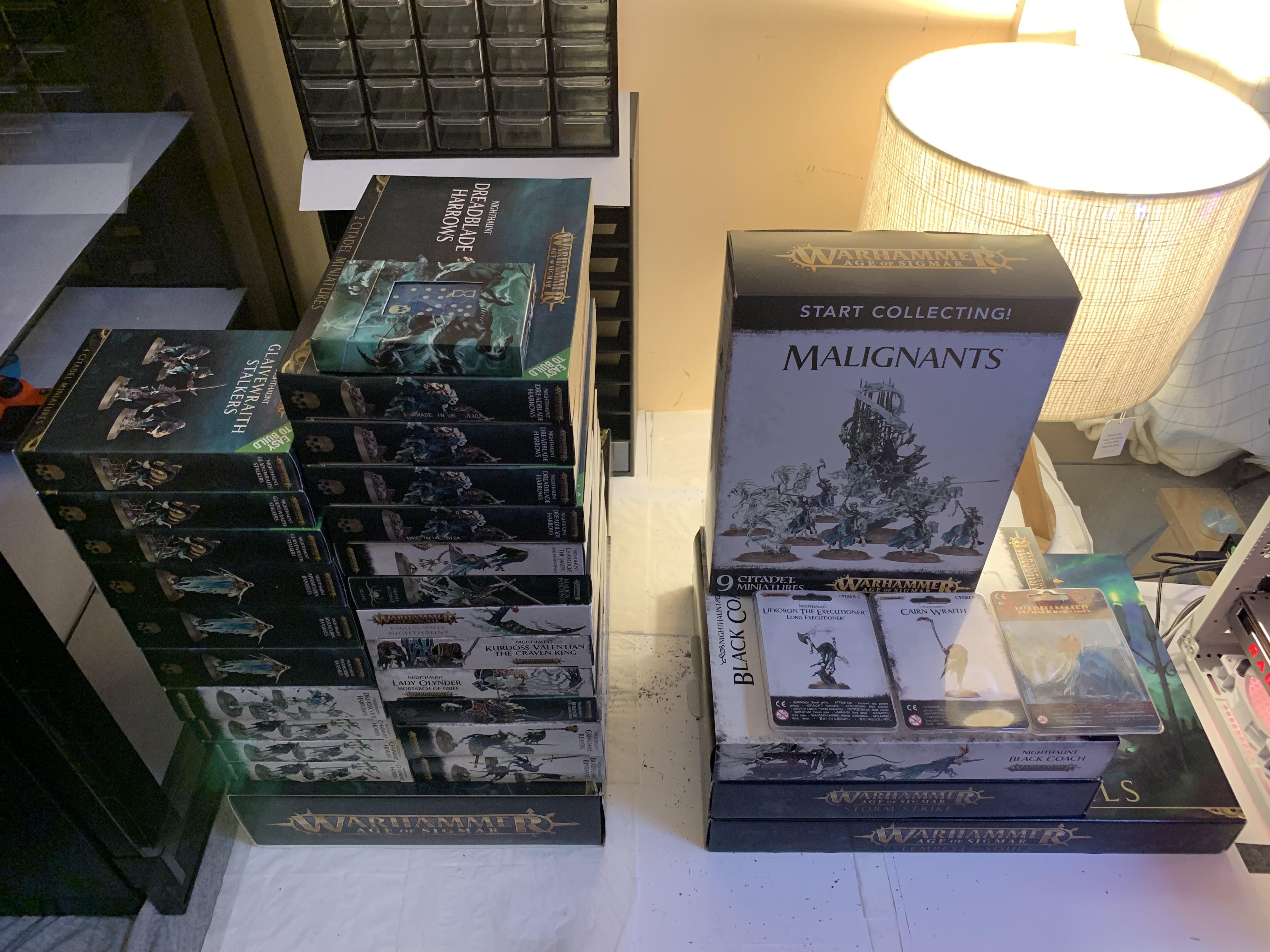Age Of Sigmar, Assembly, Boxes, Build Log, Games Workshop, Nighthaunt, Nighthaunt Build Log, Nighthaunt Build Log 07, Nighthaunt Wip